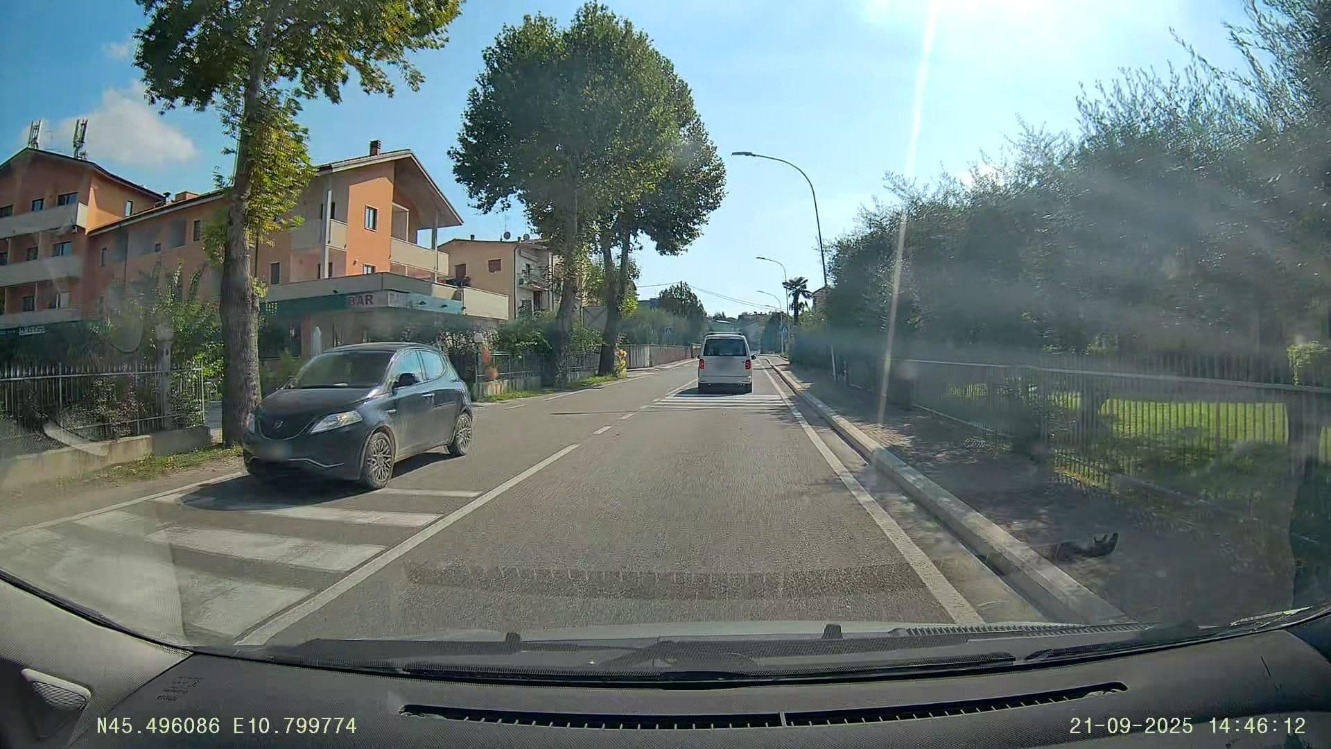 Street view near Albergo La Carica, Pastrengo — © Jacopo86 (CC BY-SA · Mapillary)