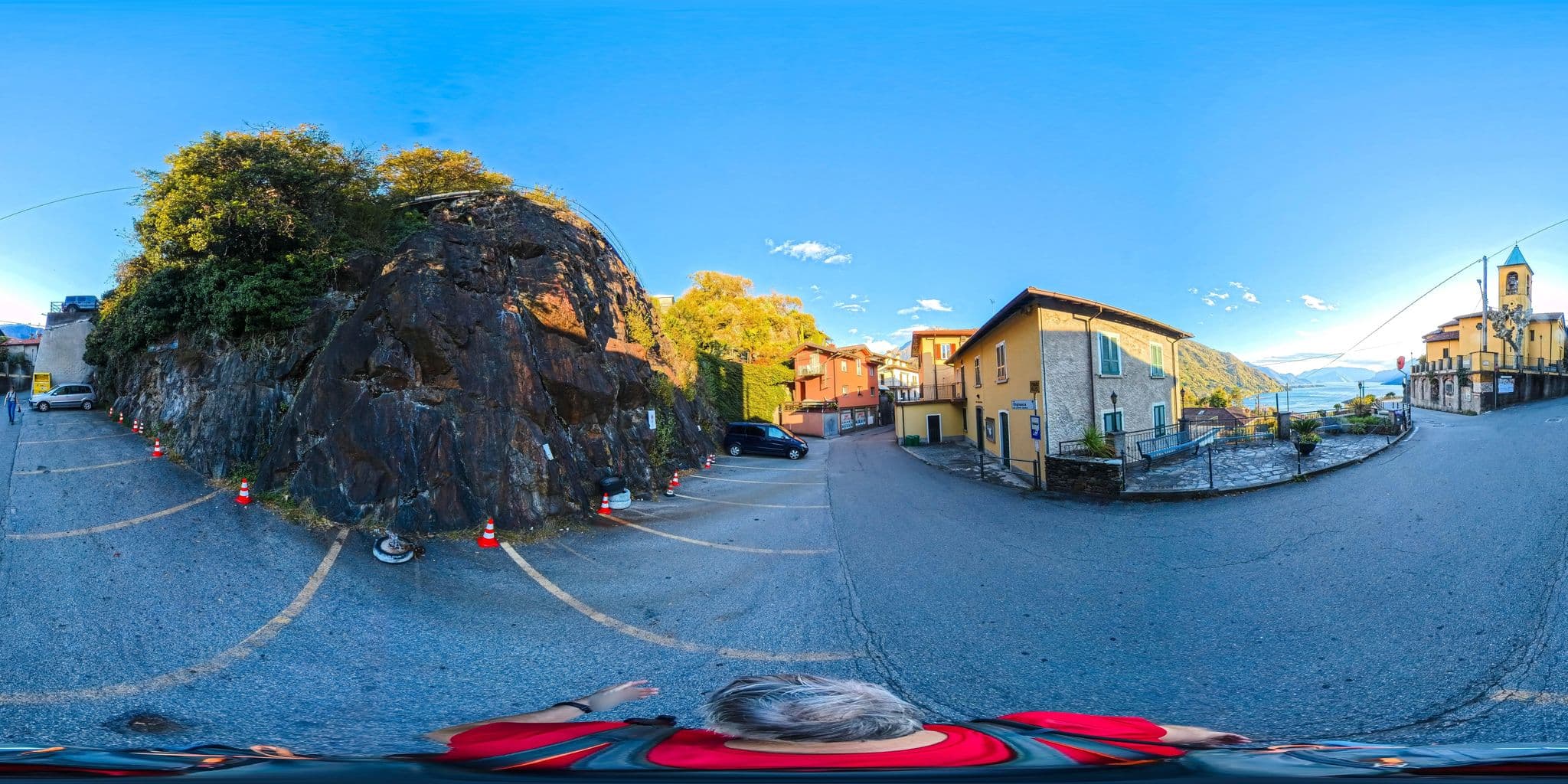 Street view near B&B Belvedere e Residence Abbazia di Piona, Dongo — © Hol_Ger (CC BY-SA · Mapillary)