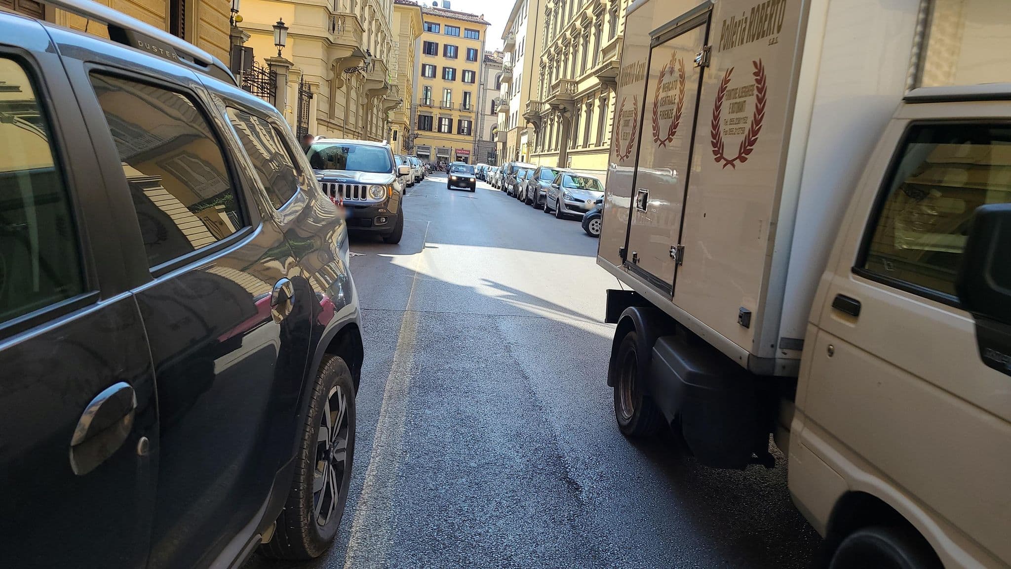Street view near Hotel Albani Firenze, Florence — © chrisbeddow (CC BY-SA · Mapillary)