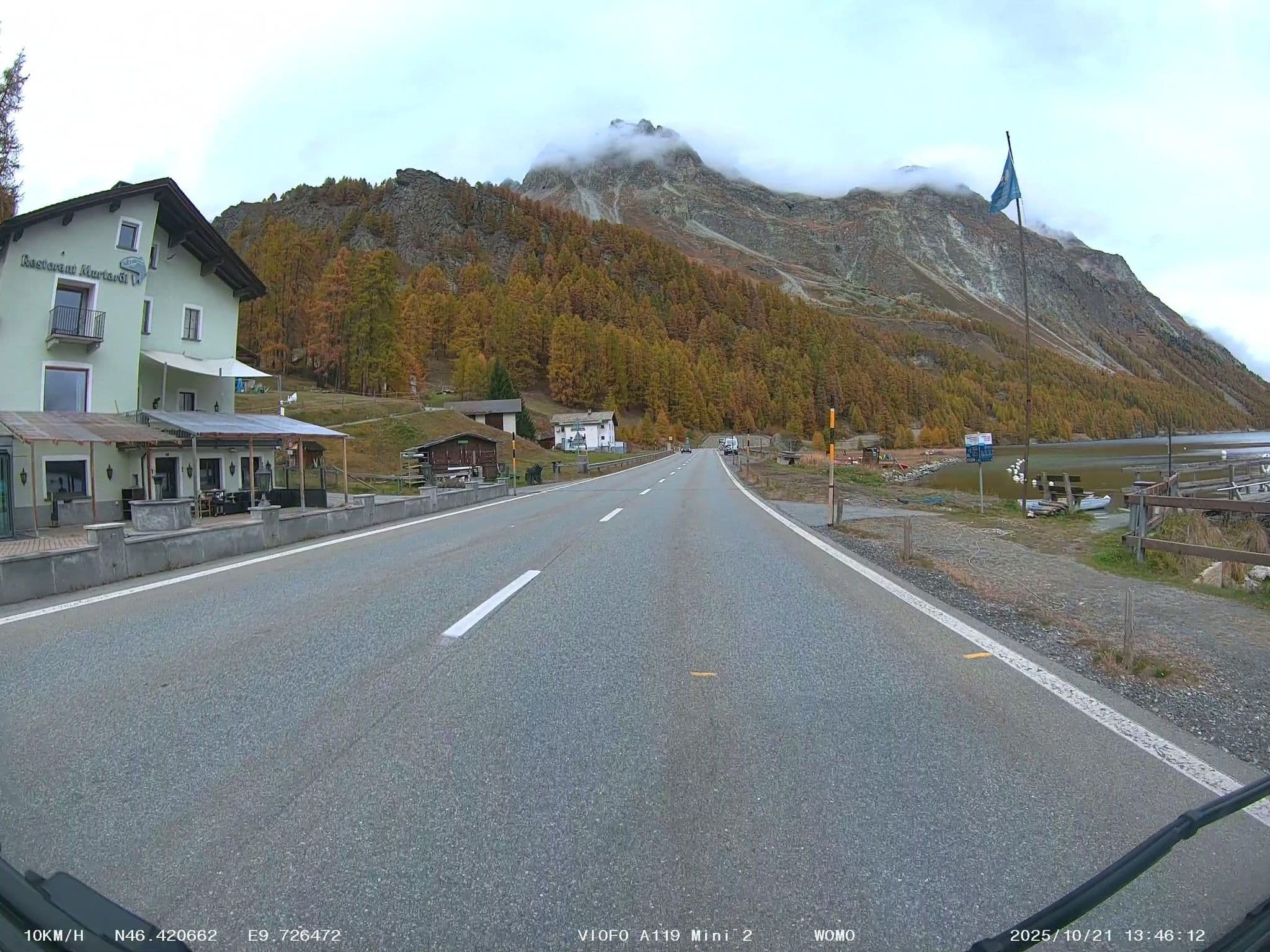 Street view near Hotel Cristallina, St. Moritz
