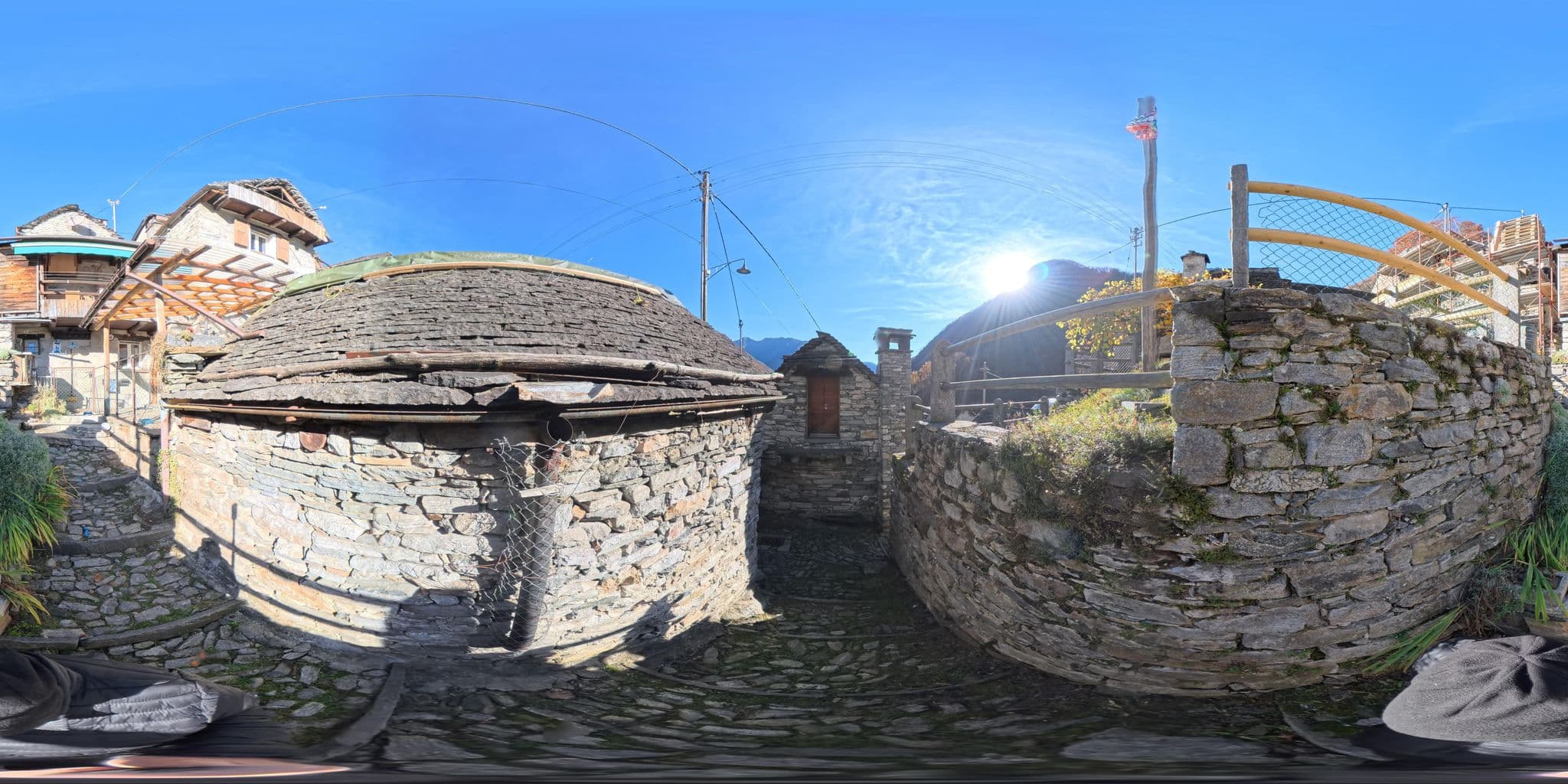 Street view near Corippo Albergo Diffuso, Lavertezzo — © Ghelfi360 (CC BY-SA · Mapillary)