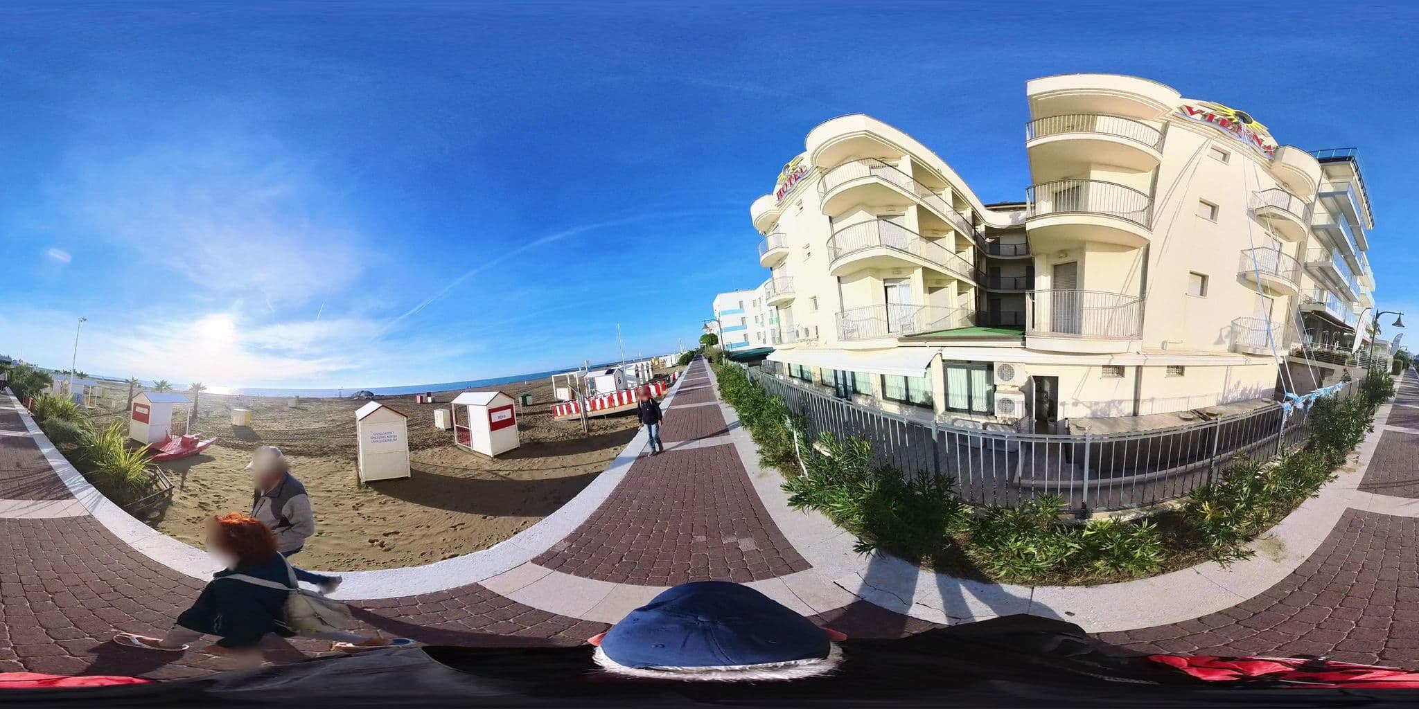 Street view near Hotel Elite, Caorle