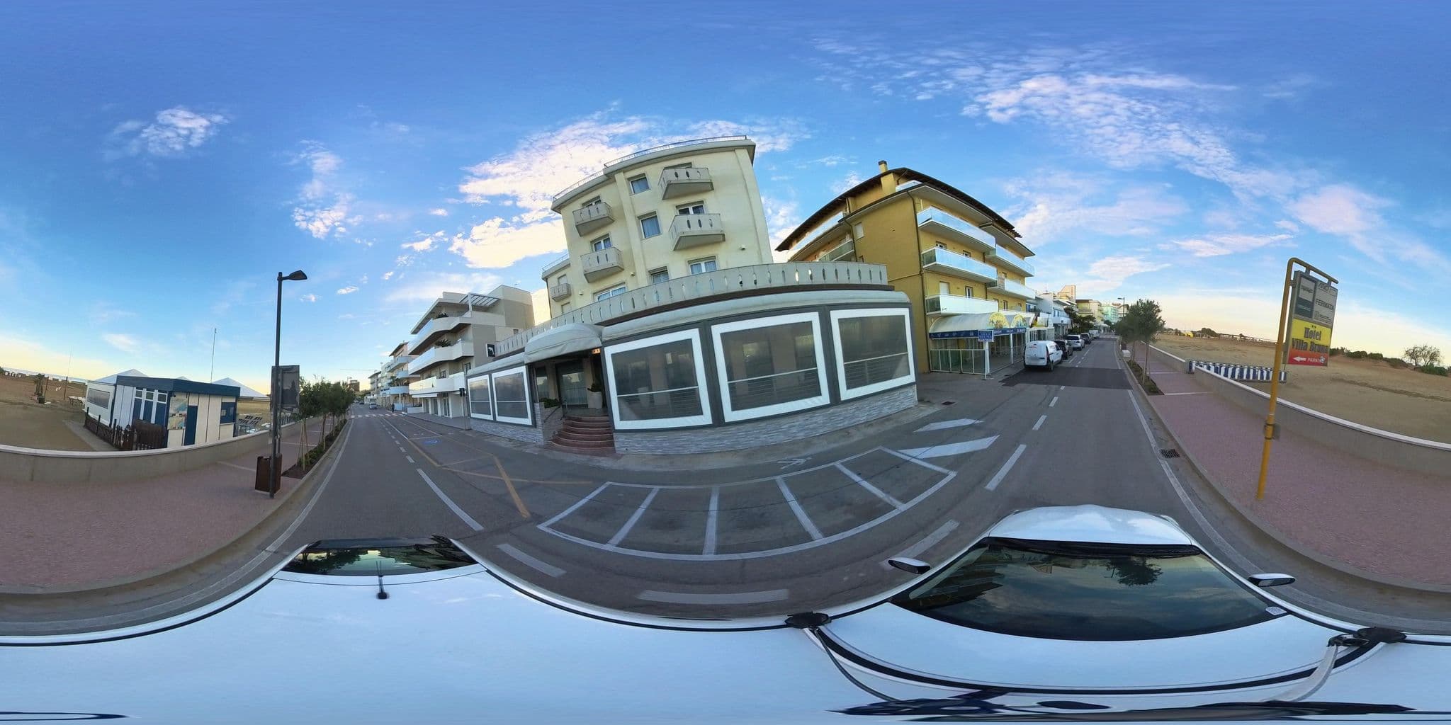 Street view near Hotel Villa Bruna, Caorle