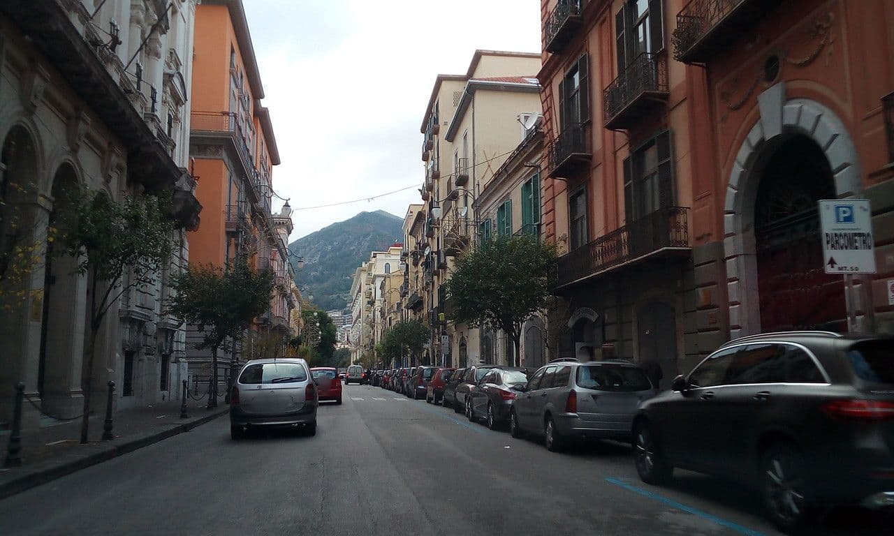 Street view near Salerno Antica Bed & Breakfast, Salerno — © giosa94 (CC BY-SA · Mapillary)