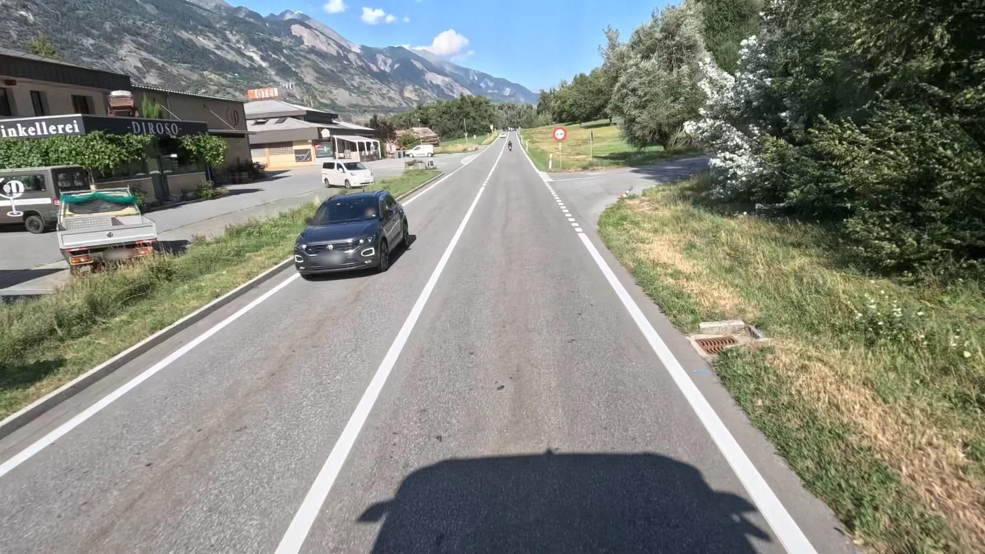 Street view near Diroso, Gampel — © bct (CC BY-SA · Mapillary)