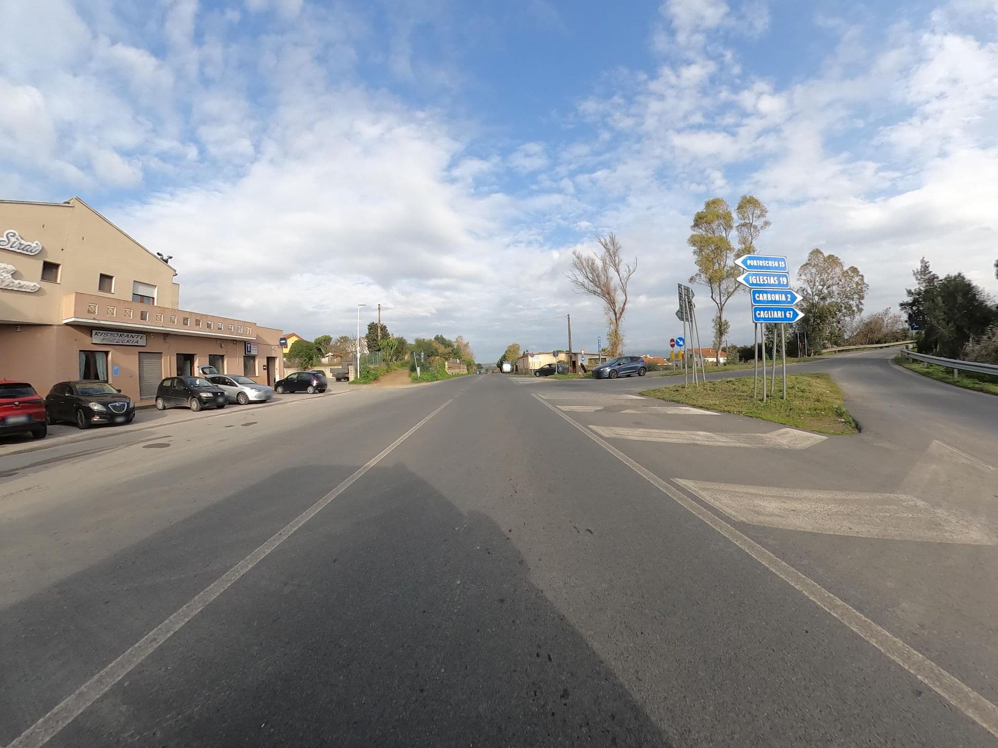 Street view near Hotel Monte Sirai, Carbonia — © joostjakob (CC BY-SA · Mapillary)