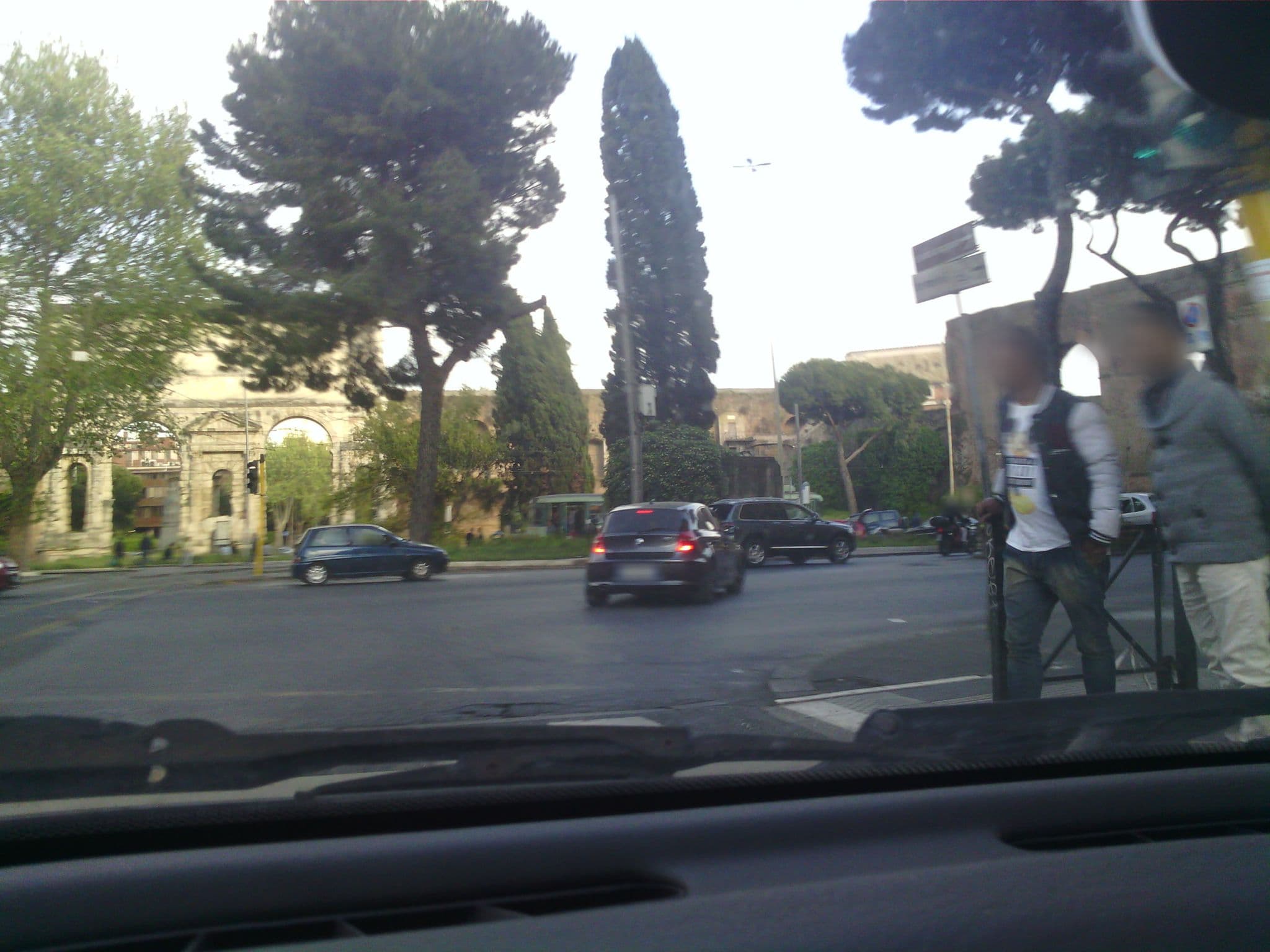 Street view near SHG Hotel Portamaggiore, Rome — © giardia (CC BY-SA · Mapillary)
