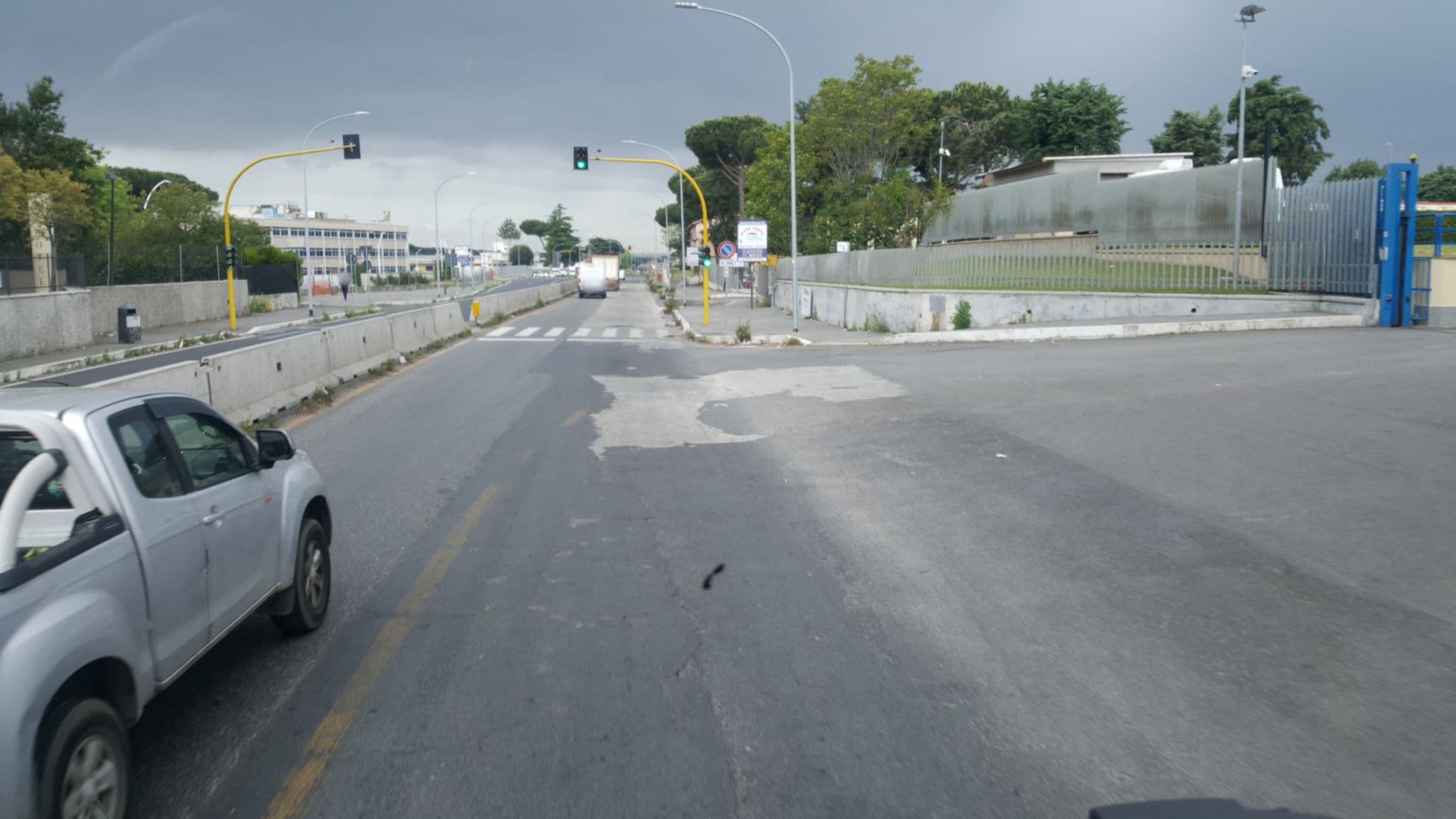 Street view near O.C. Hotel, Marco Simone — © klimakas (CC BY-SA · Mapillary)