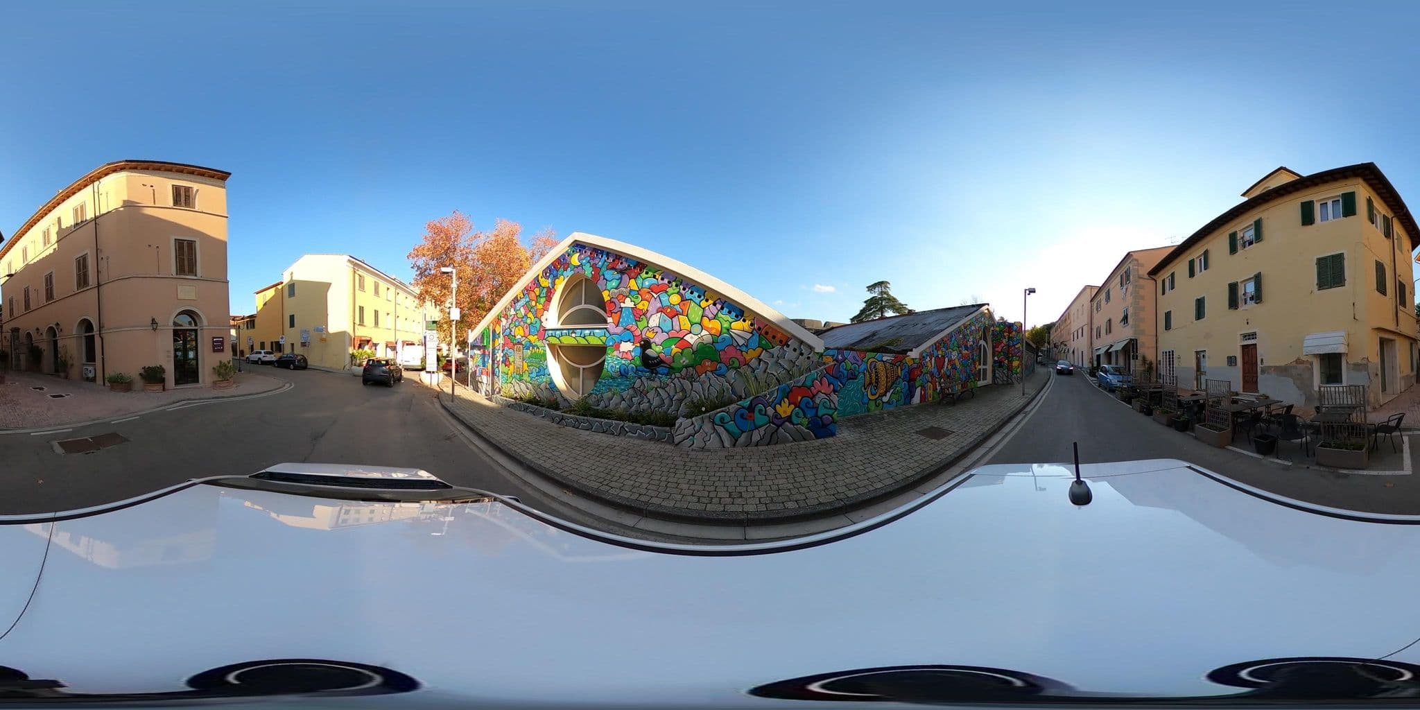 Street view near Villa Borri, Casciana Terme — © momix (CC BY-SA · Mapillary)
