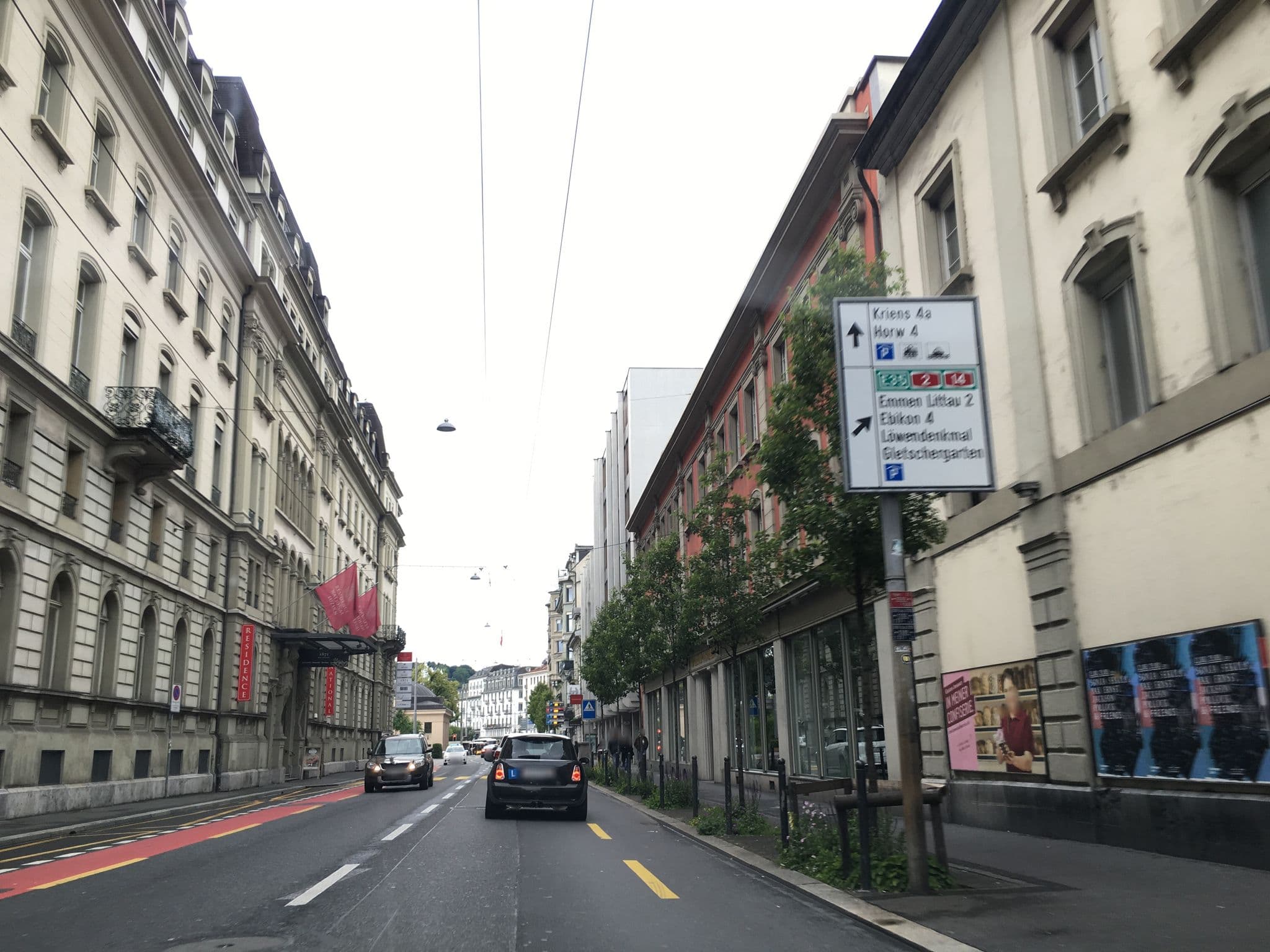 Street view near Grand Hotel National, Luzern — © tas50 (CC BY-SA · Mapillary)