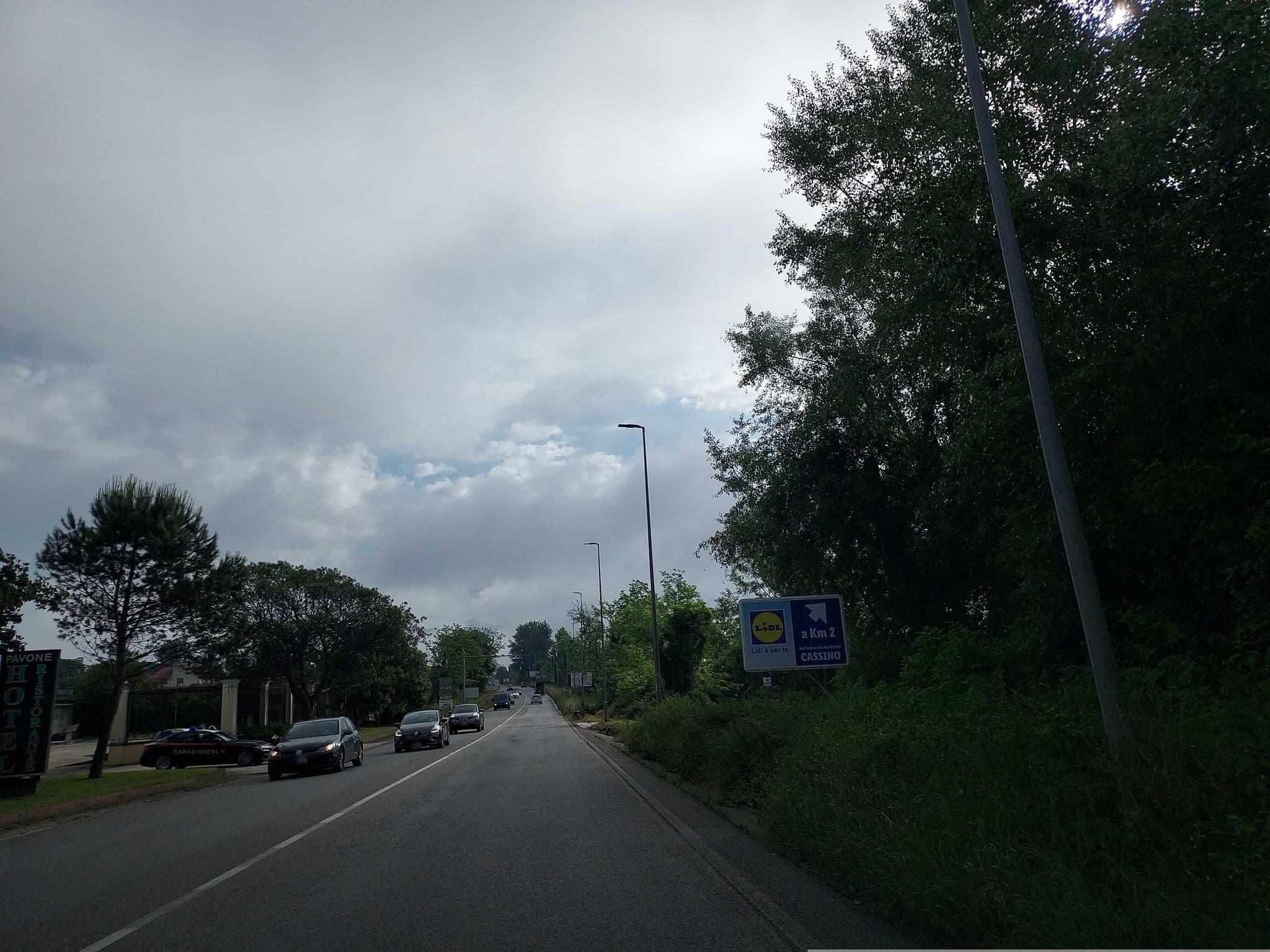 Street view near Grand Hotel Pavone, Cassino — © odiug (CC BY-SA · Mapillary)