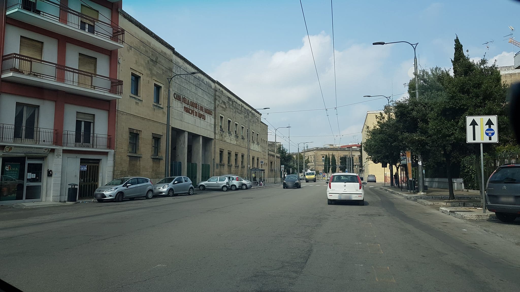 Street view near Aurora Rooms, Lecce