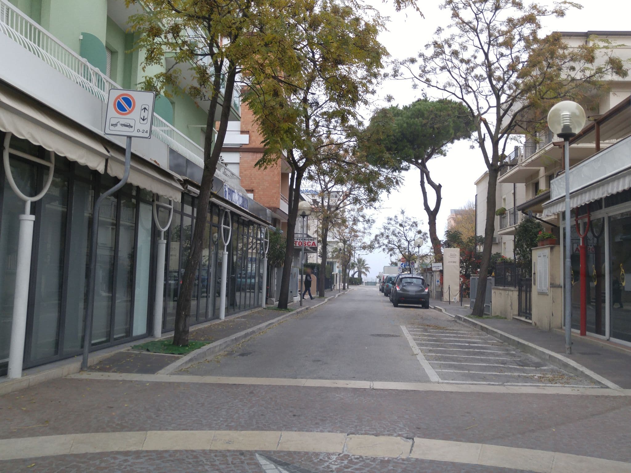 Street view near Hotel Ferrara Cattolica, Cattolica