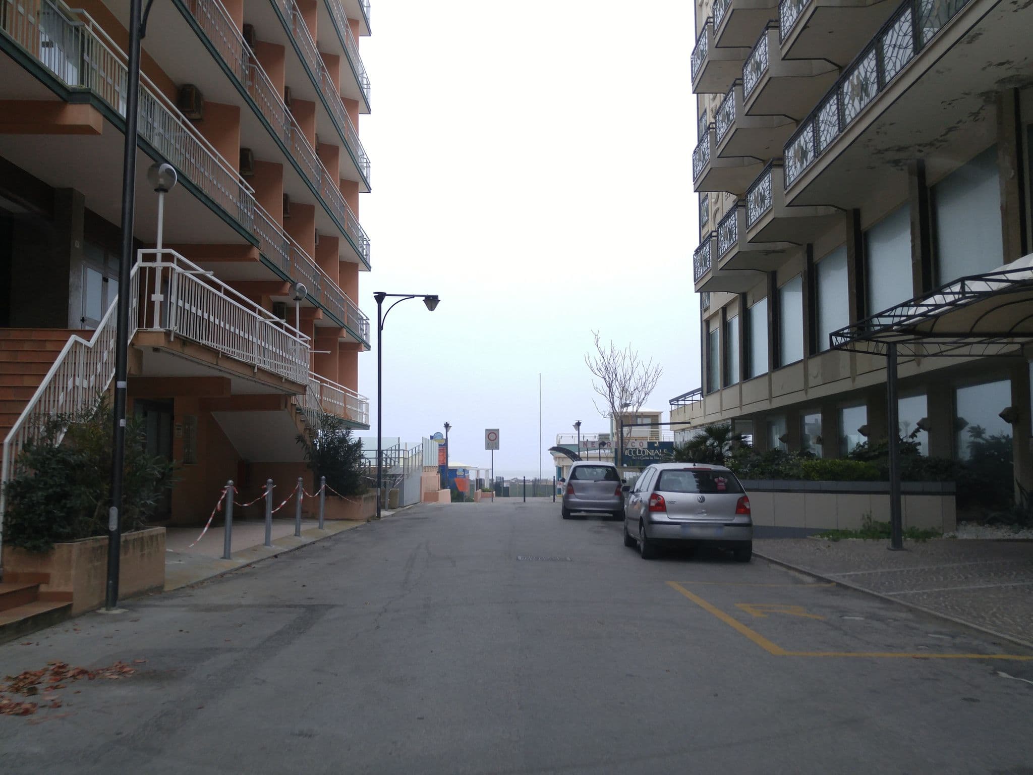 Street view near Hotel Negresco Cattolica, Cattolica
