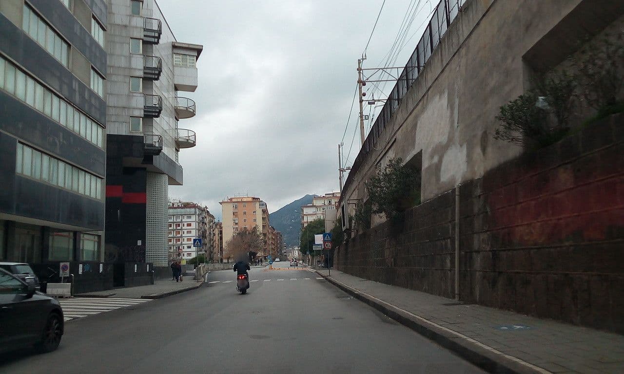 Street view near Mini Hotel In City S.A.S. & C., Salerno — © giosa94 (CC BY-SA · Mapillary)