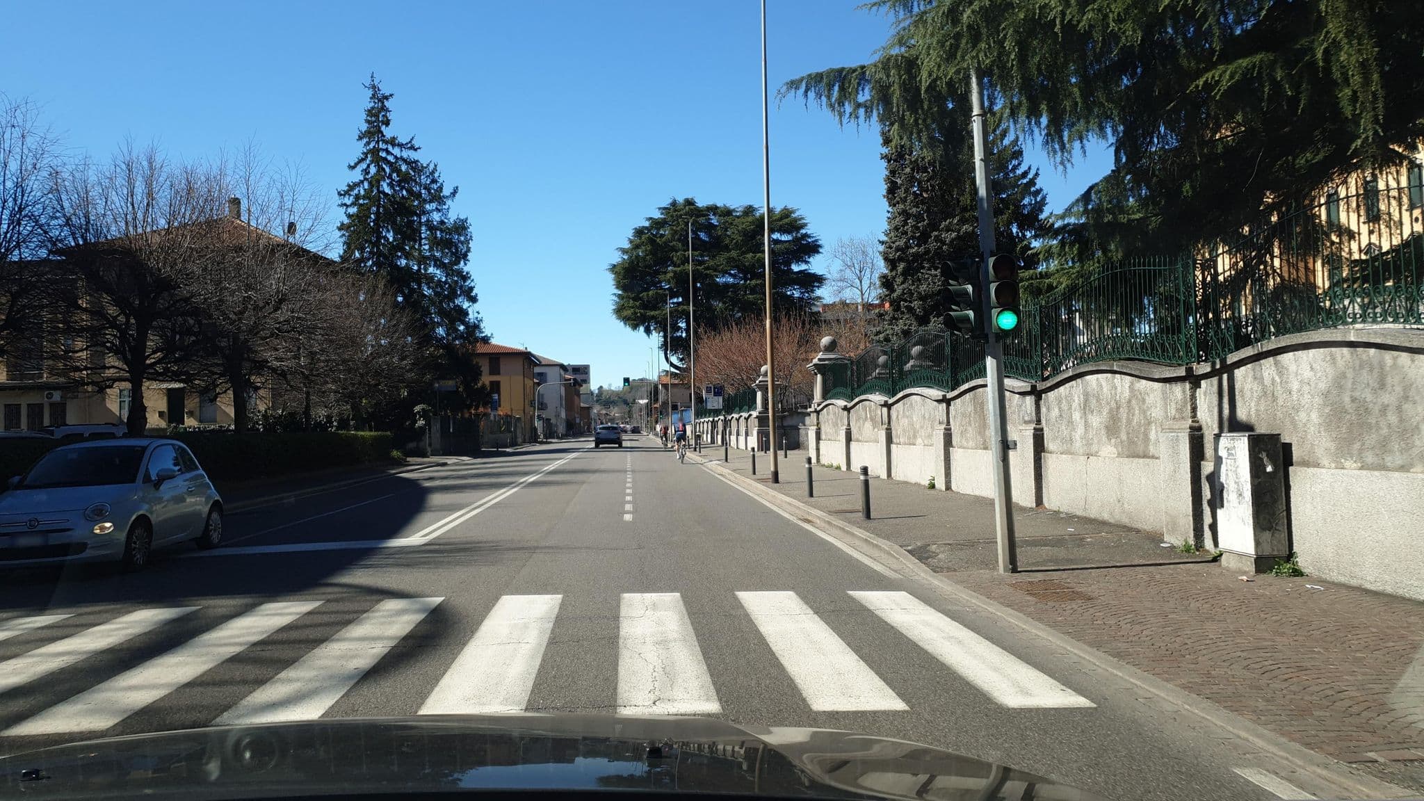 Street view near B&B HOTEL Como Camerlata, Como — © yannakis (CC BY-SA · Mapillary)