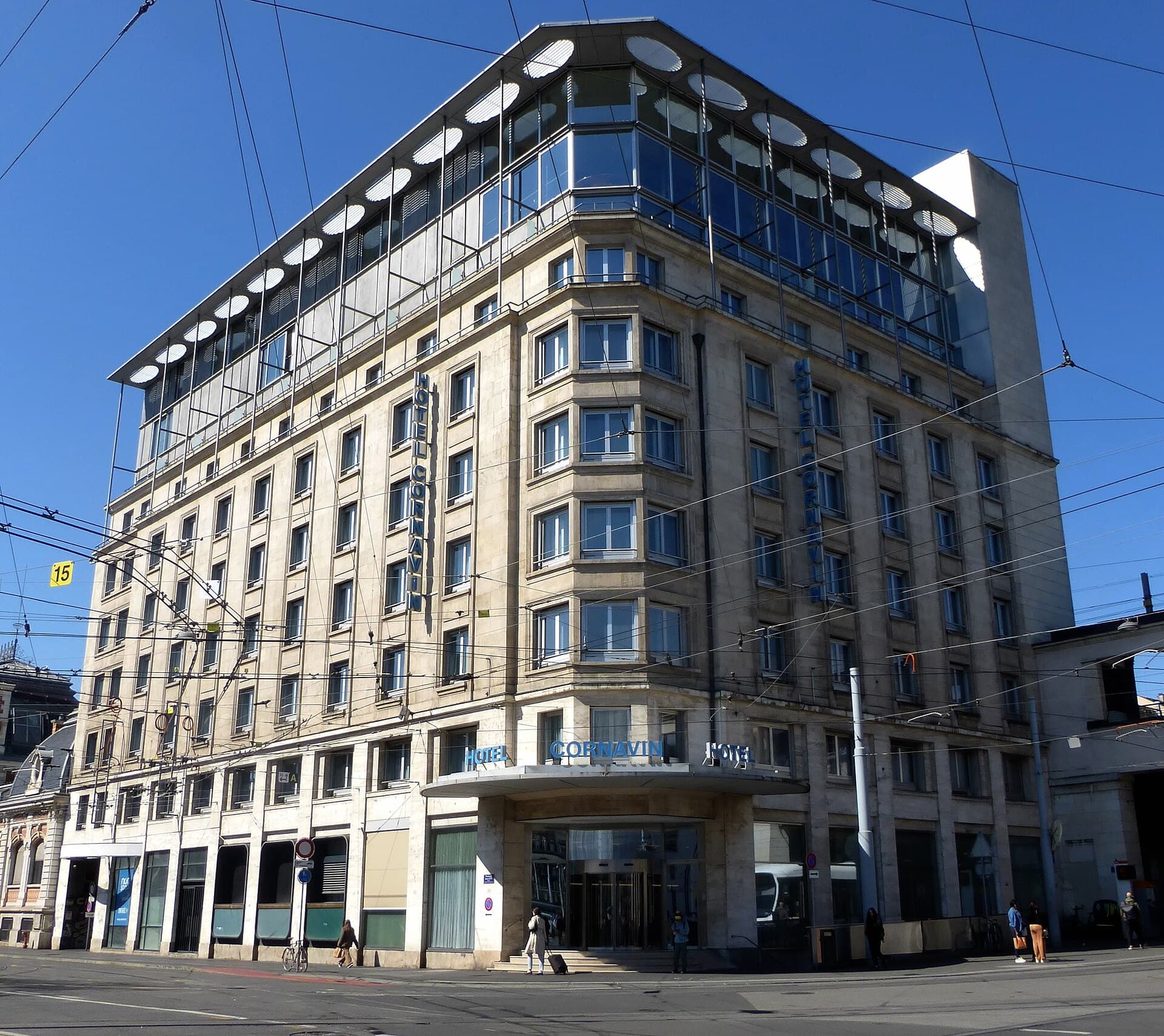 Hôtel Cornavin (via Wikimedia Commons, CC BY-SA 4.0)