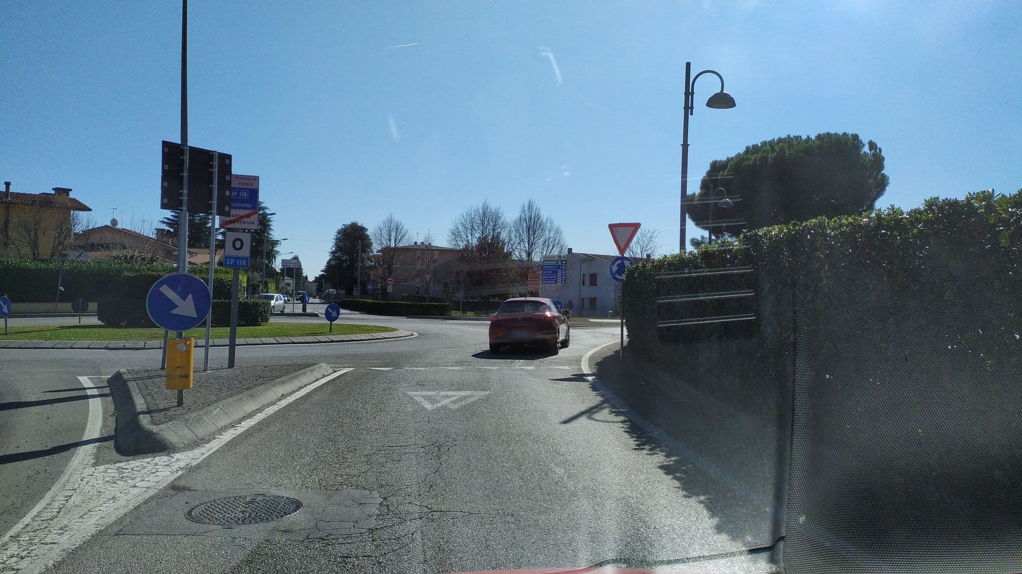 Street view near Hotel Belvedere, Thiene — © mircozorzo (CC BY-SA · Mapillary)