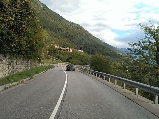 Street view near Hotel Braunsbergerhof, Lana
