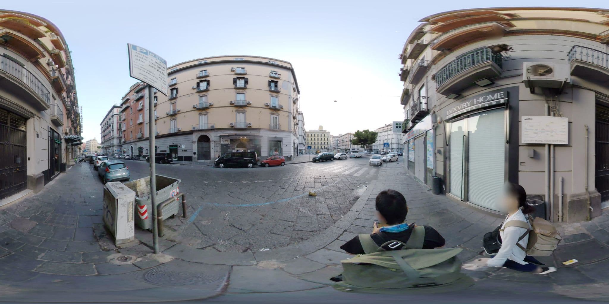 Street view near Up Hotel, Naples — © mapconcierge (CC BY-SA · Mapillary)