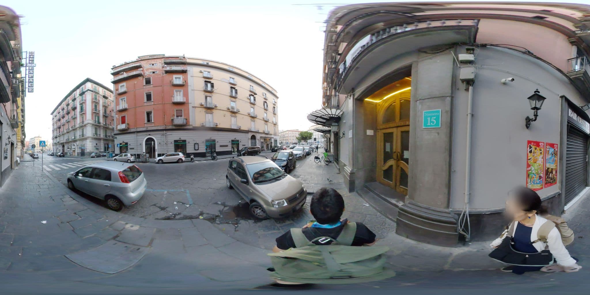 Street view near Hotel Mexico, Naples — © mapconcierge (CC BY-SA · Mapillary)