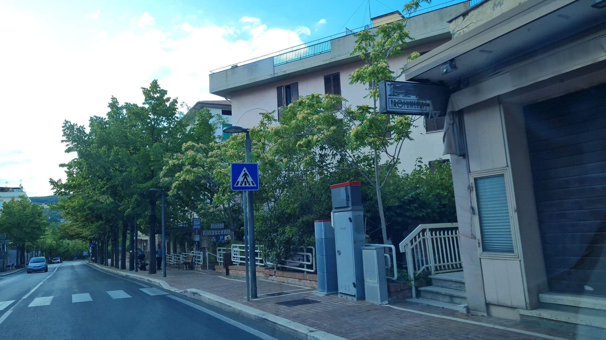 Street view near Albergo Hotel Monica, Chianciano Terme — © laniuscollurio (CC BY-SA · Mapillary)