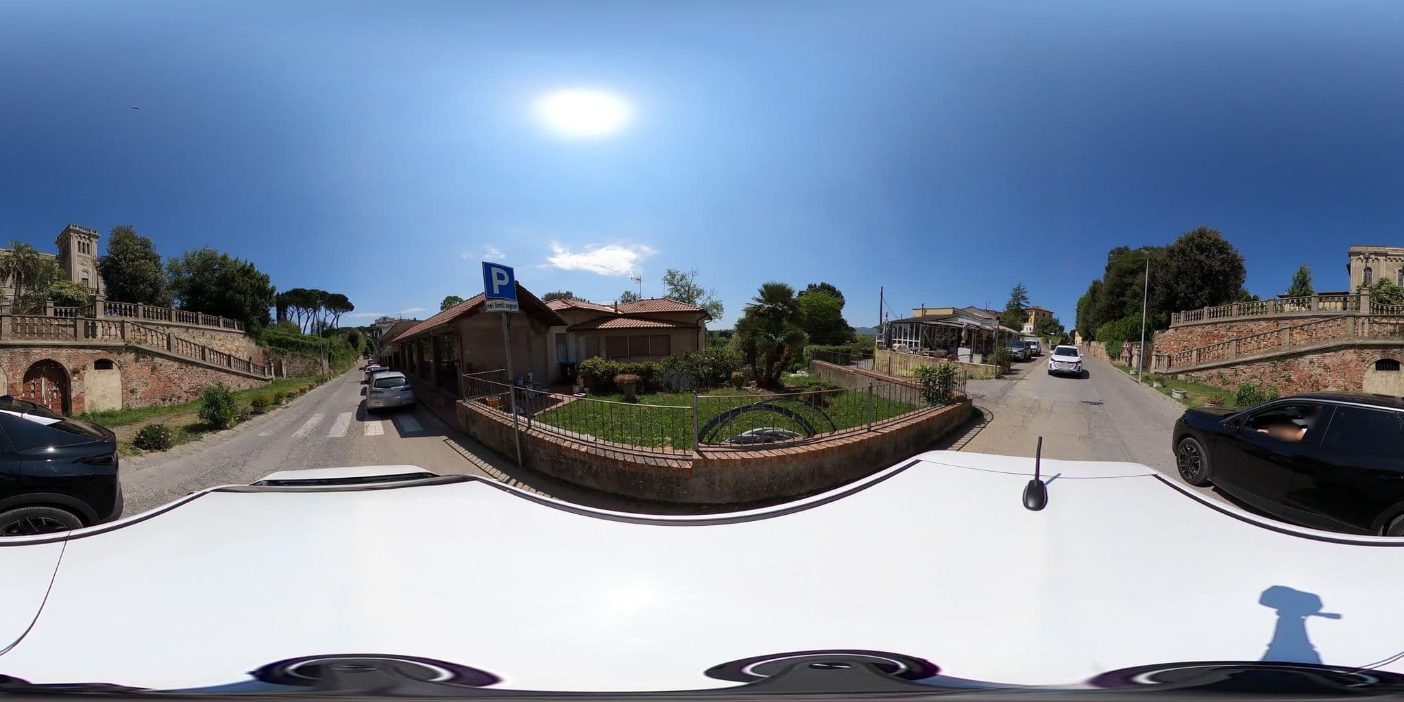 Street view near Villa Silvestri, Fauglia — © momix (CC BY-SA · Mapillary)