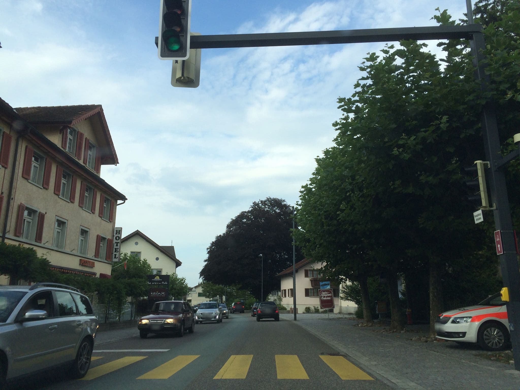 Street view near Hotel Restaurant zur Krone, Oberriet — © mapnerd_dk (CC BY-SA · Mapillary)