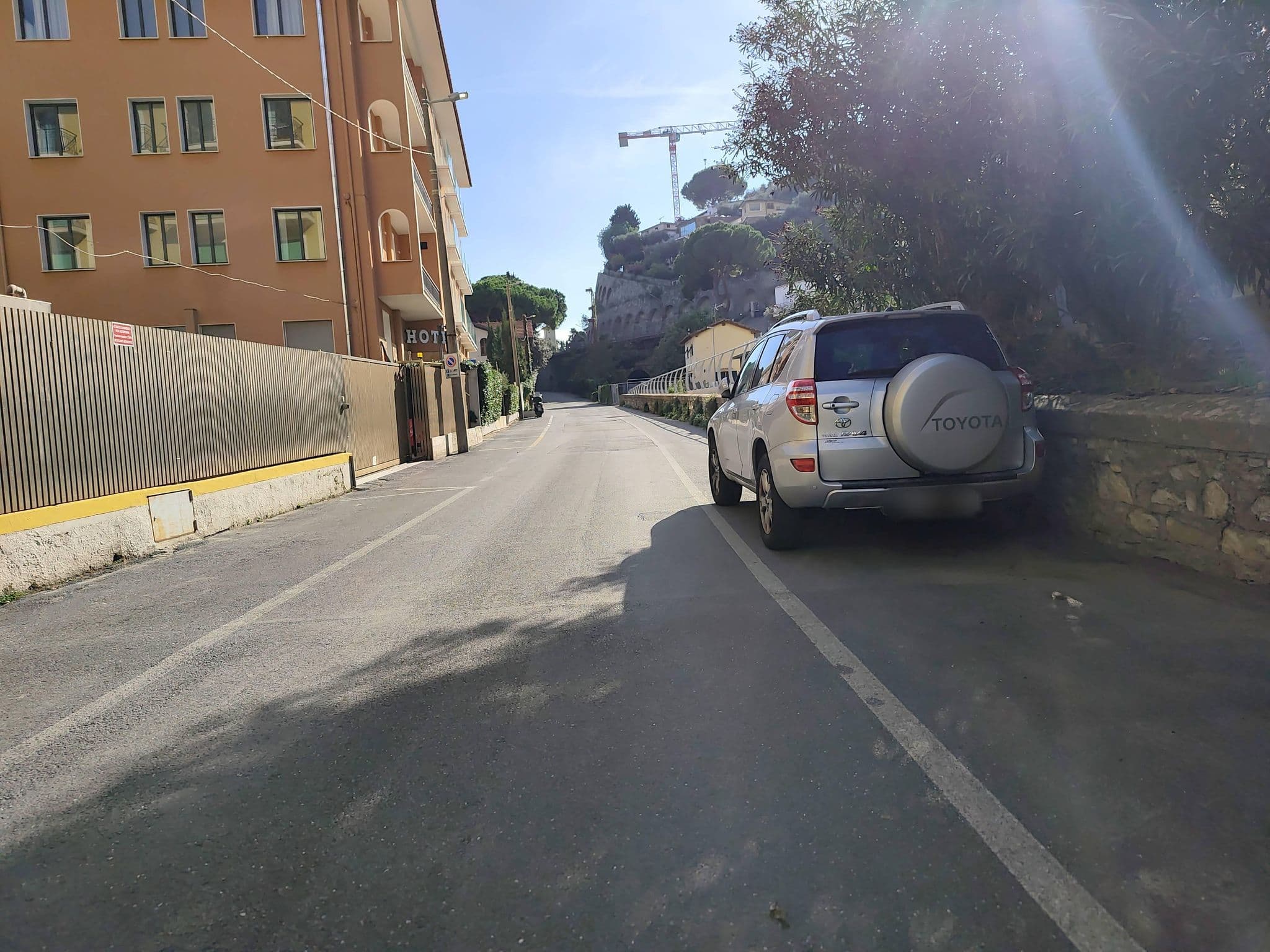 Street view near Jasmin Charme Hotel, Diano Marina — © Duro (CC BY-SA · Mapillary)