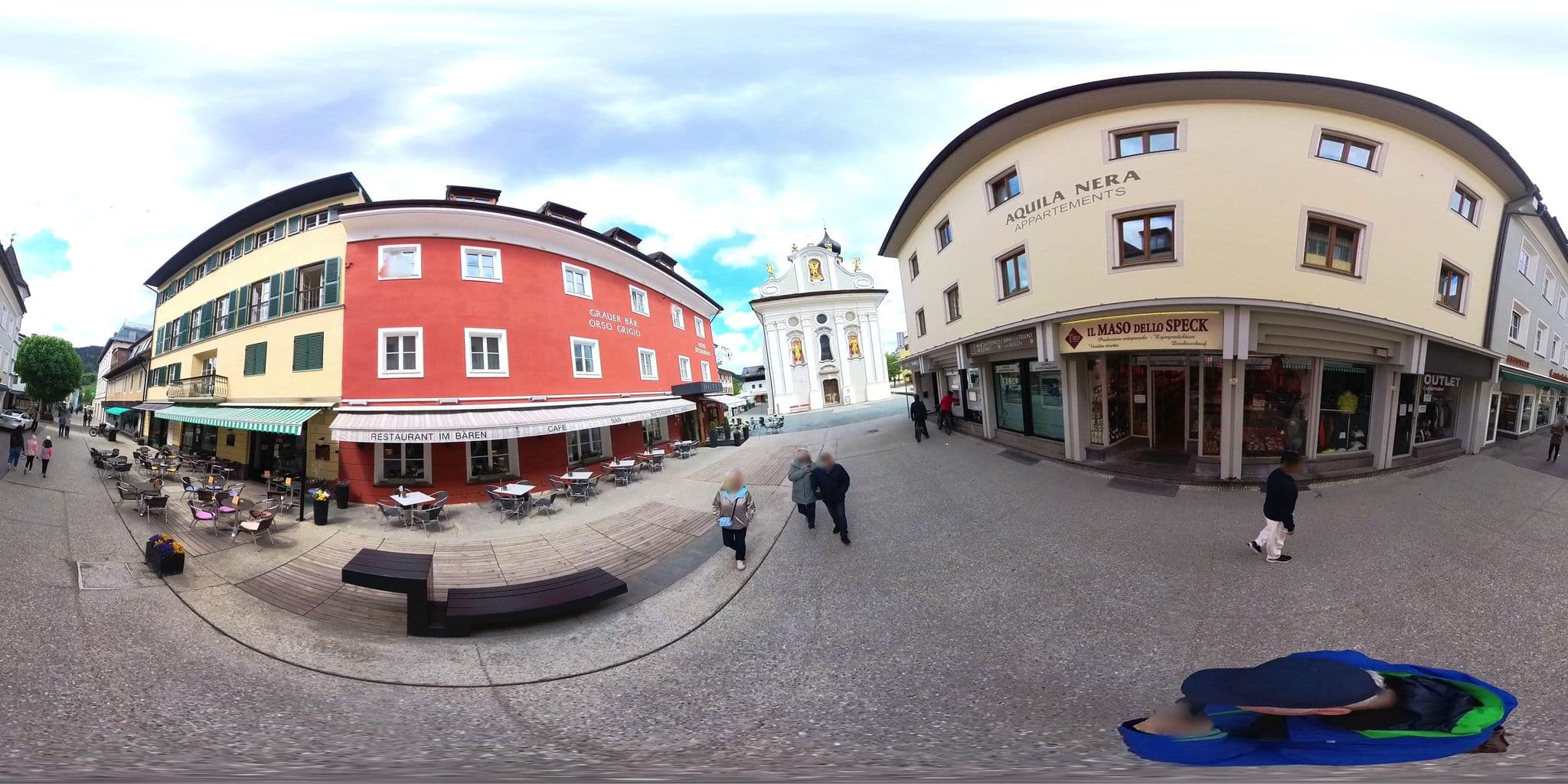 Street view near Boutique & Gourmet Hotel Orso Grigio - Grauer Bär, San Candido — © osmplus_org (CC BY-SA · Mapillary)