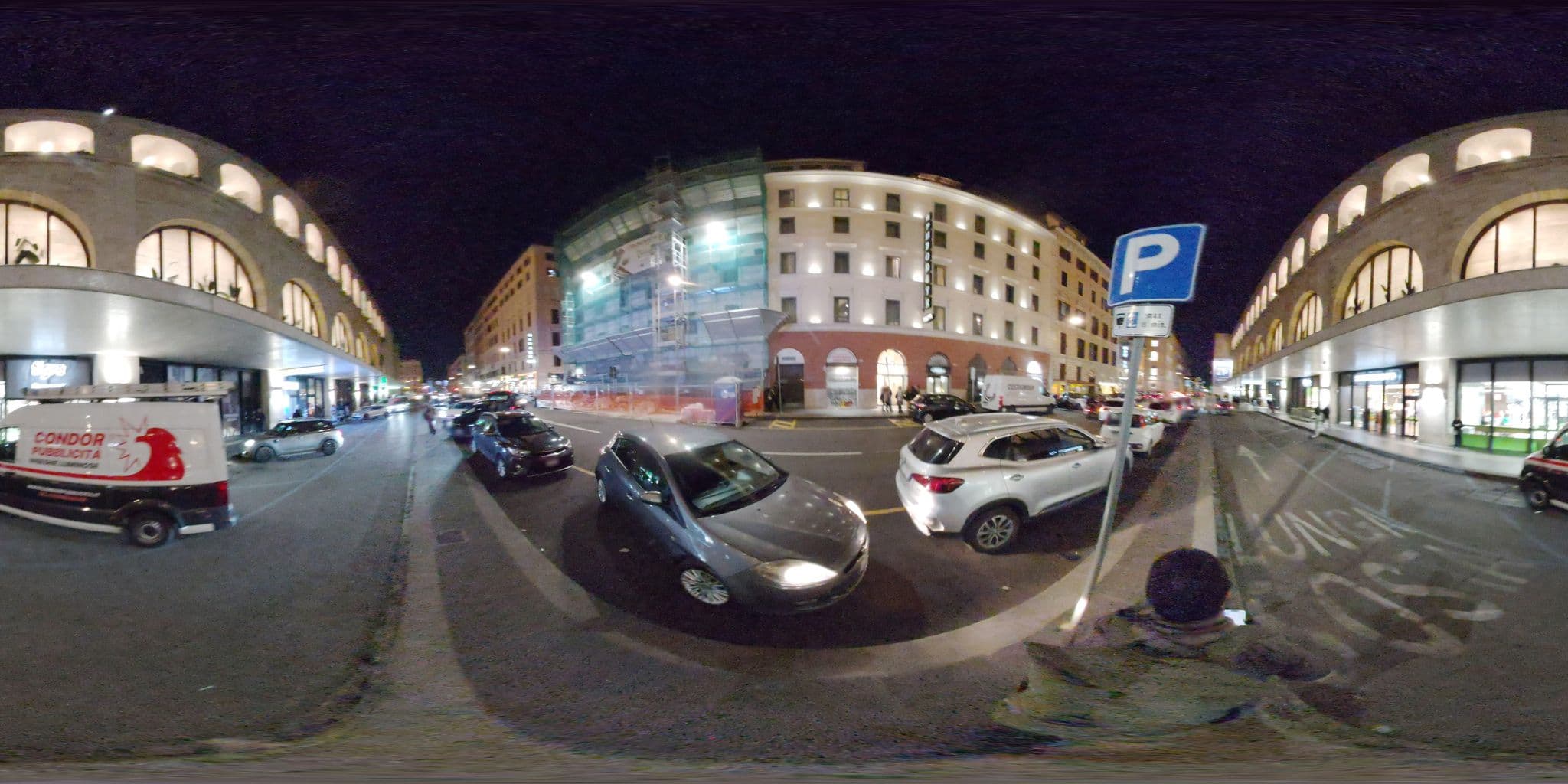 Street view near Affittacamere Viennese Due, Castro Pretorio — © mapconcierge (CC BY-SA · Mapillary)