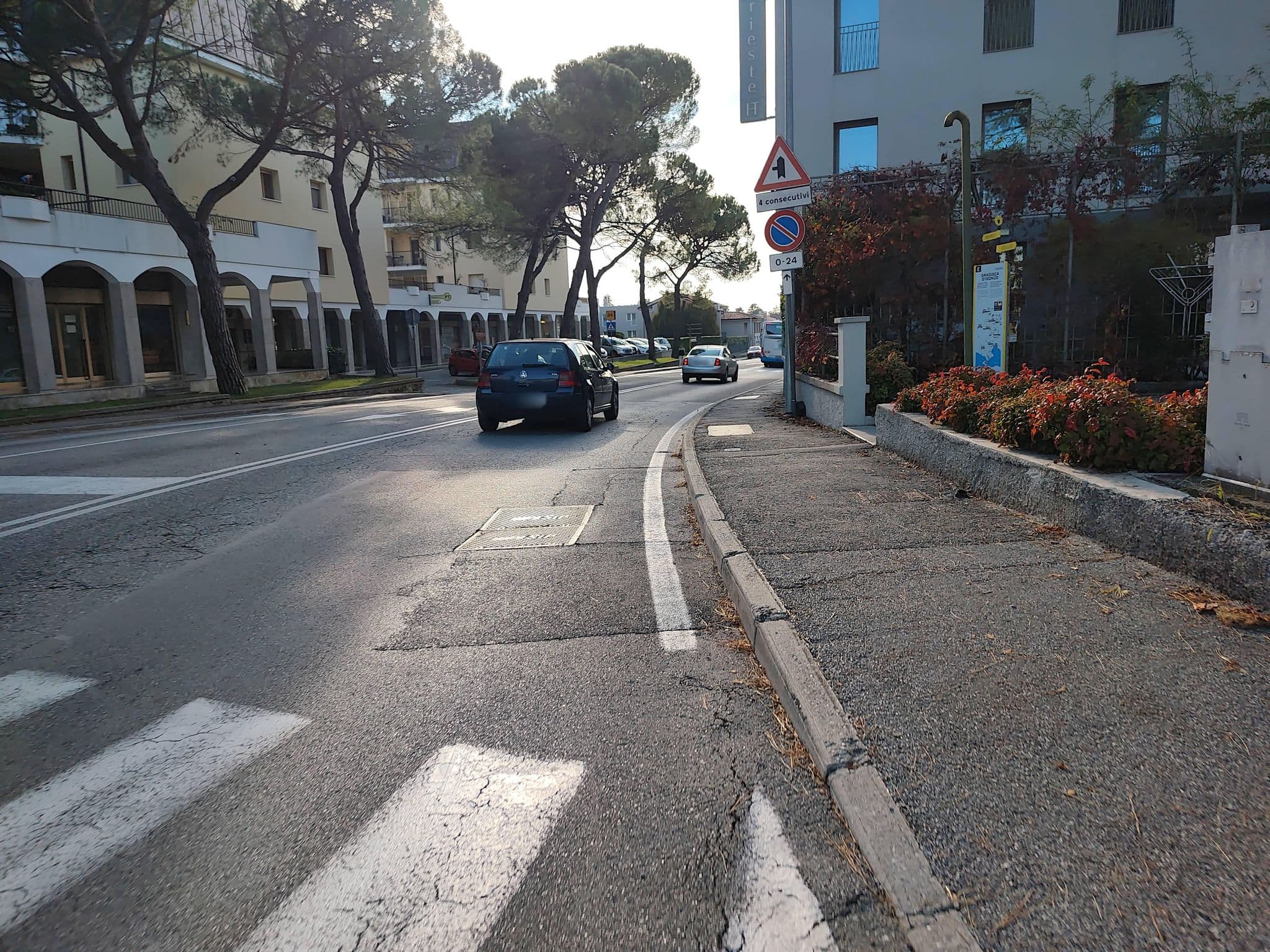 Street view near HT Hotel Trieste, Gradisca d'Isonzo — © Duro (CC BY-SA · Mapillary)