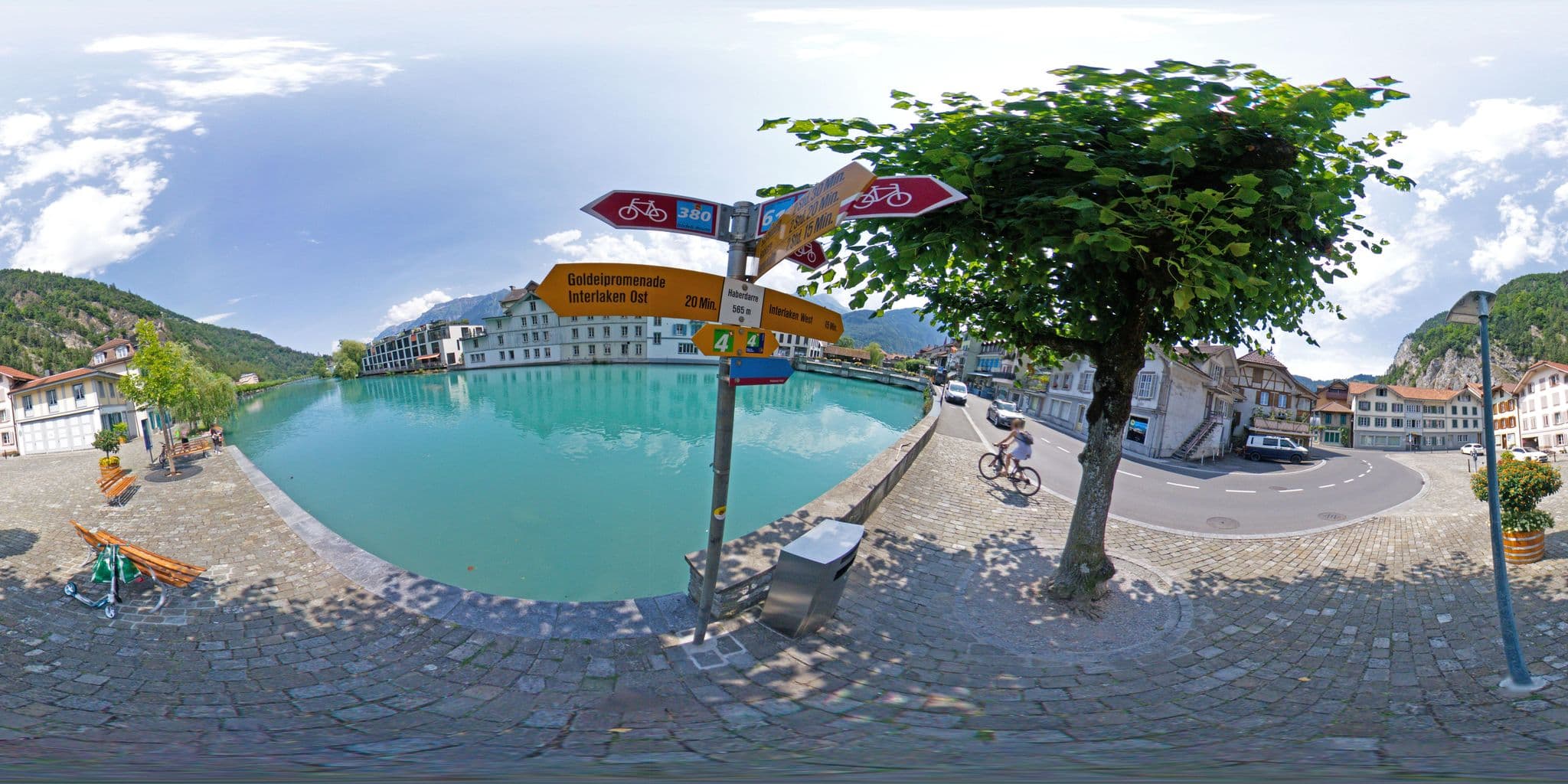 Street view near Aarburg, Unterseen — © AllWays360 (CC BY-SA · Mapillary)
