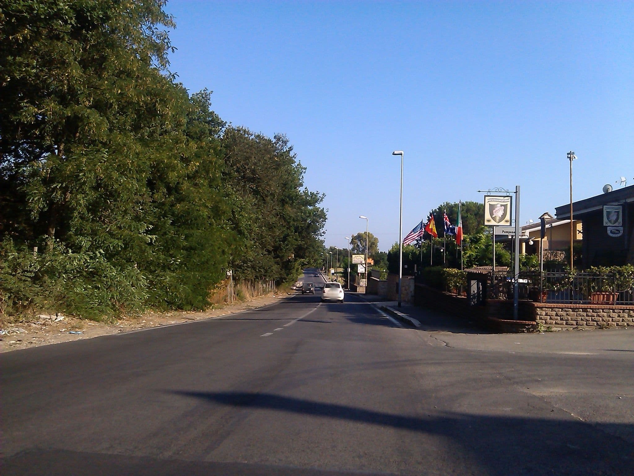 Street view near Al Casale del Veio B&B, Monte Caminetto — © changchun1 (CC BY-SA · Mapillary)