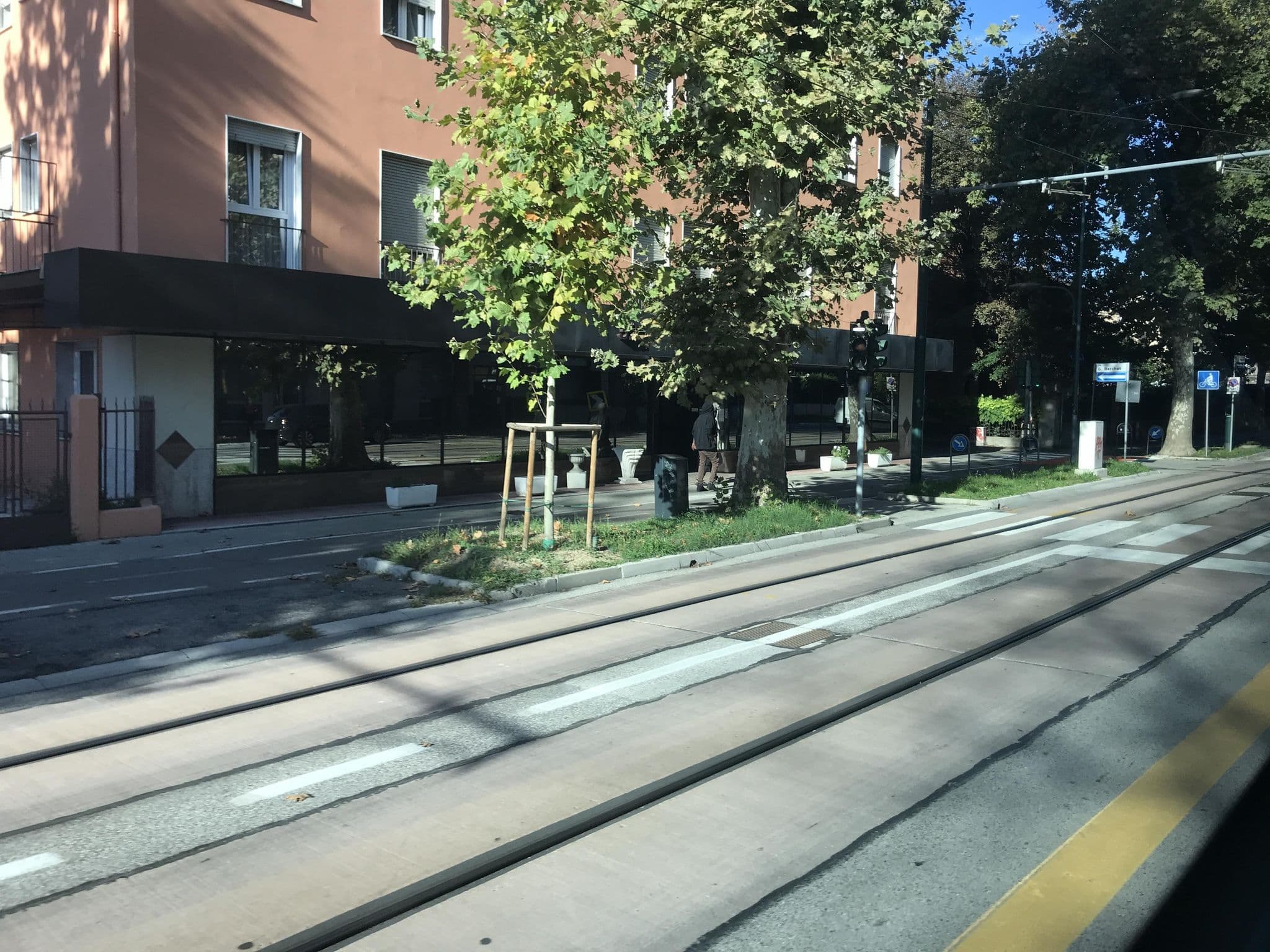 Street view near Albergo Mondial, Mestre