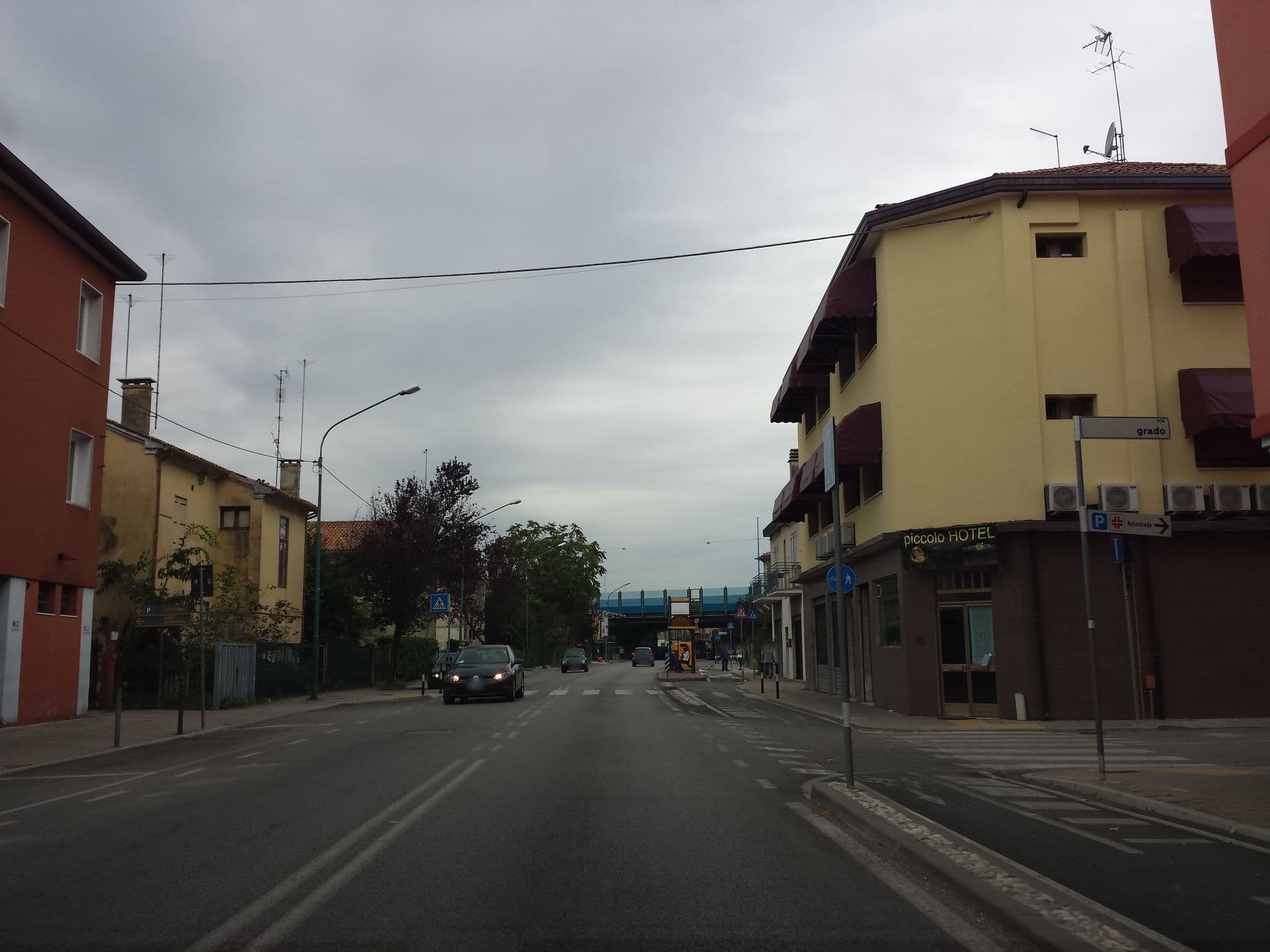 Street view near Hotel Autostrada, Mestre