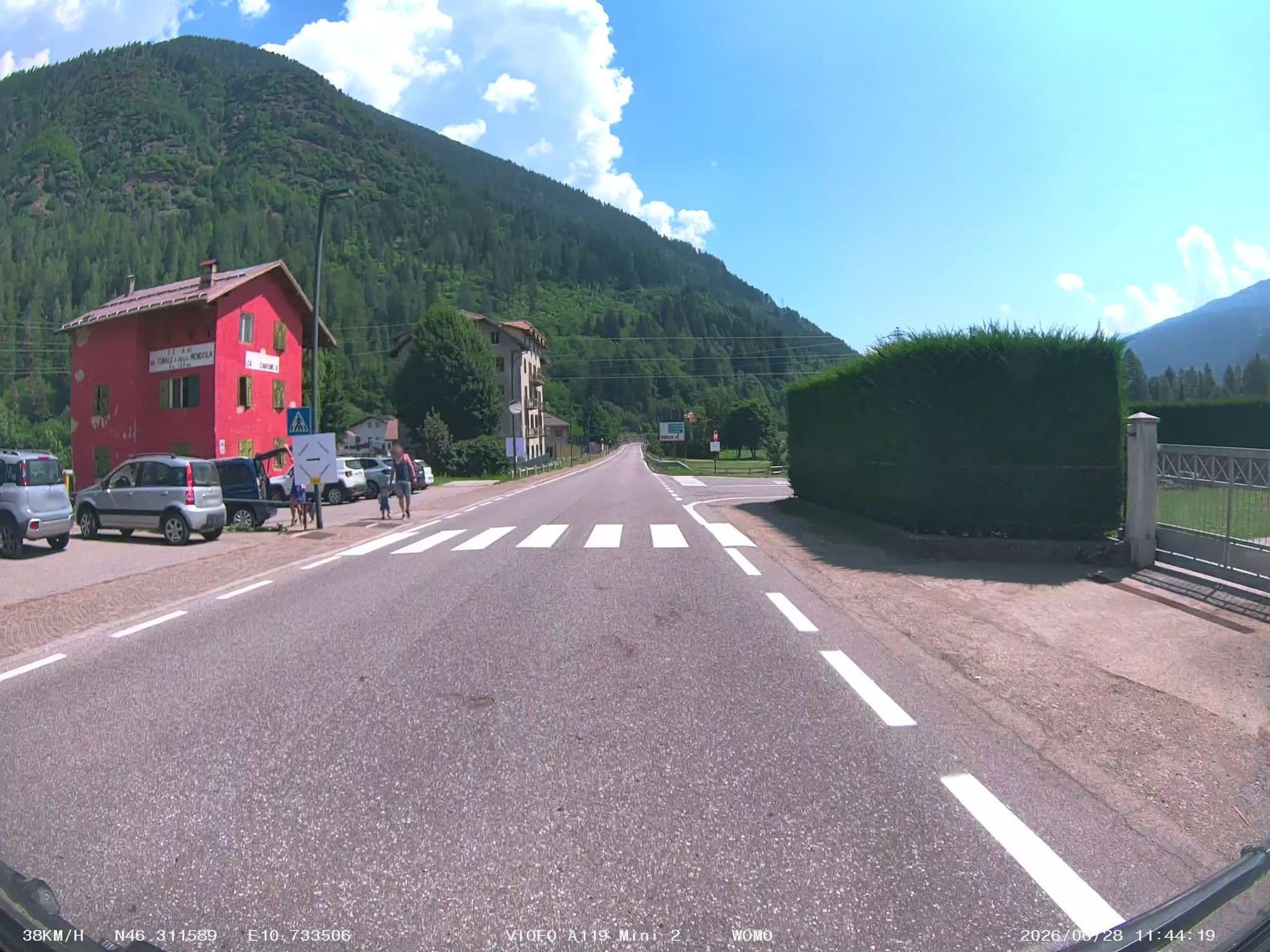 Street view near Hotel Santoni, Fraviano — © soulcover (CC BY-SA · Mapillary)
