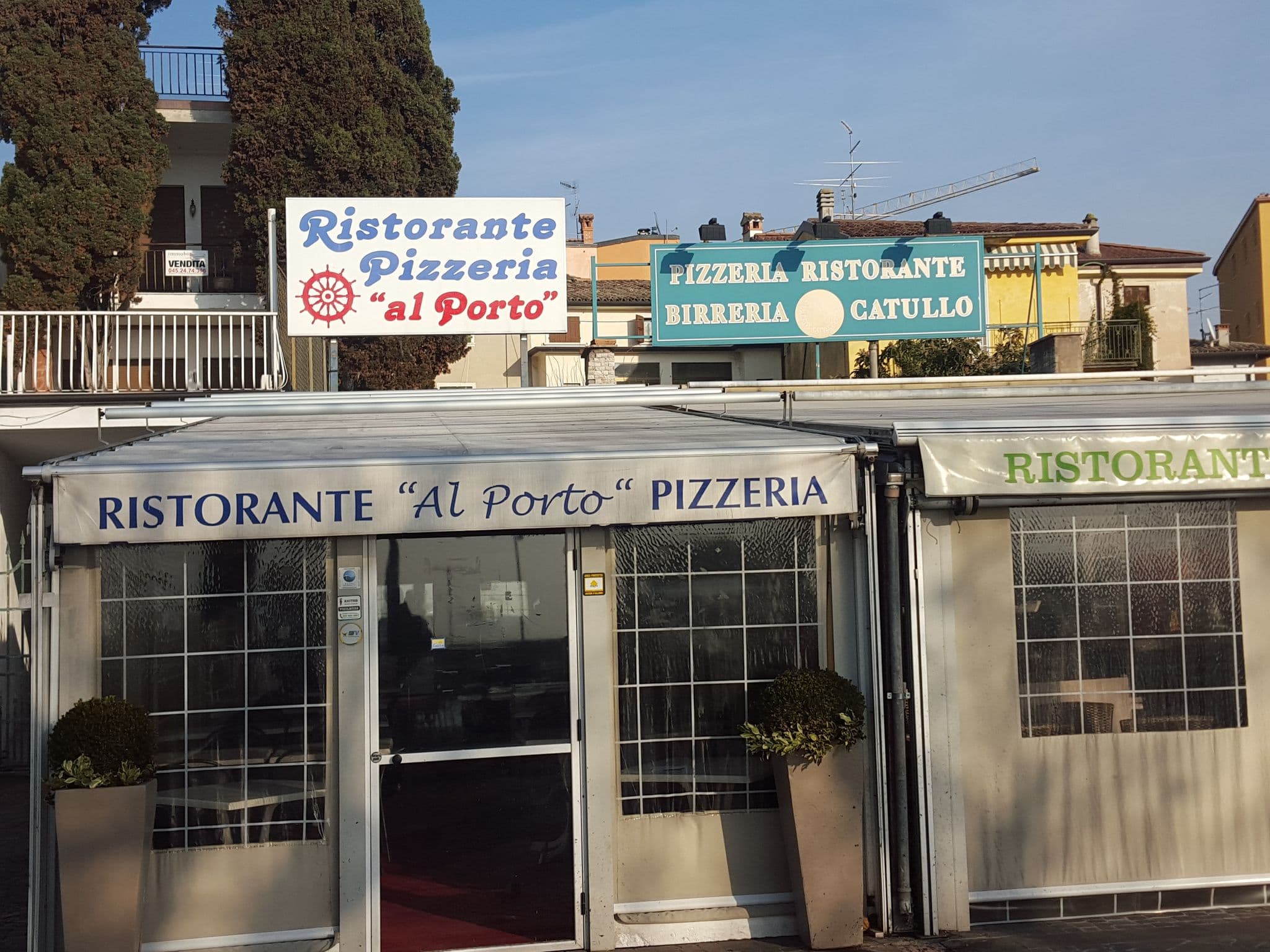 Street view near Hotel Ristorante Miralago, Garda — © lucamenini (CC BY-SA · Mapillary)