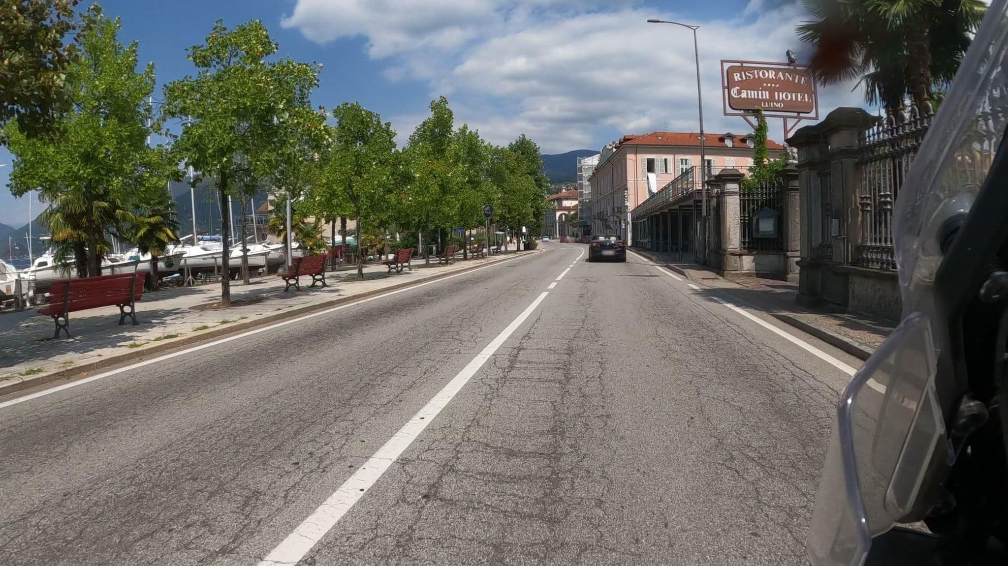 Street view near Camin Hotel Luino, Luino — © crami (CC BY-SA · Mapillary)
