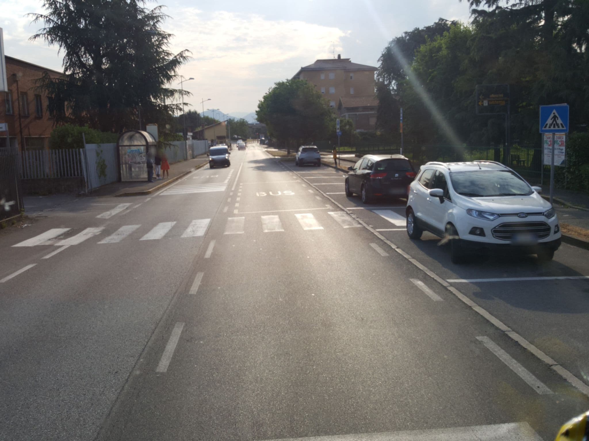 Street view near Guesthouse La Rocca, Grassobbio — © klimakas (CC BY-SA · Mapillary)