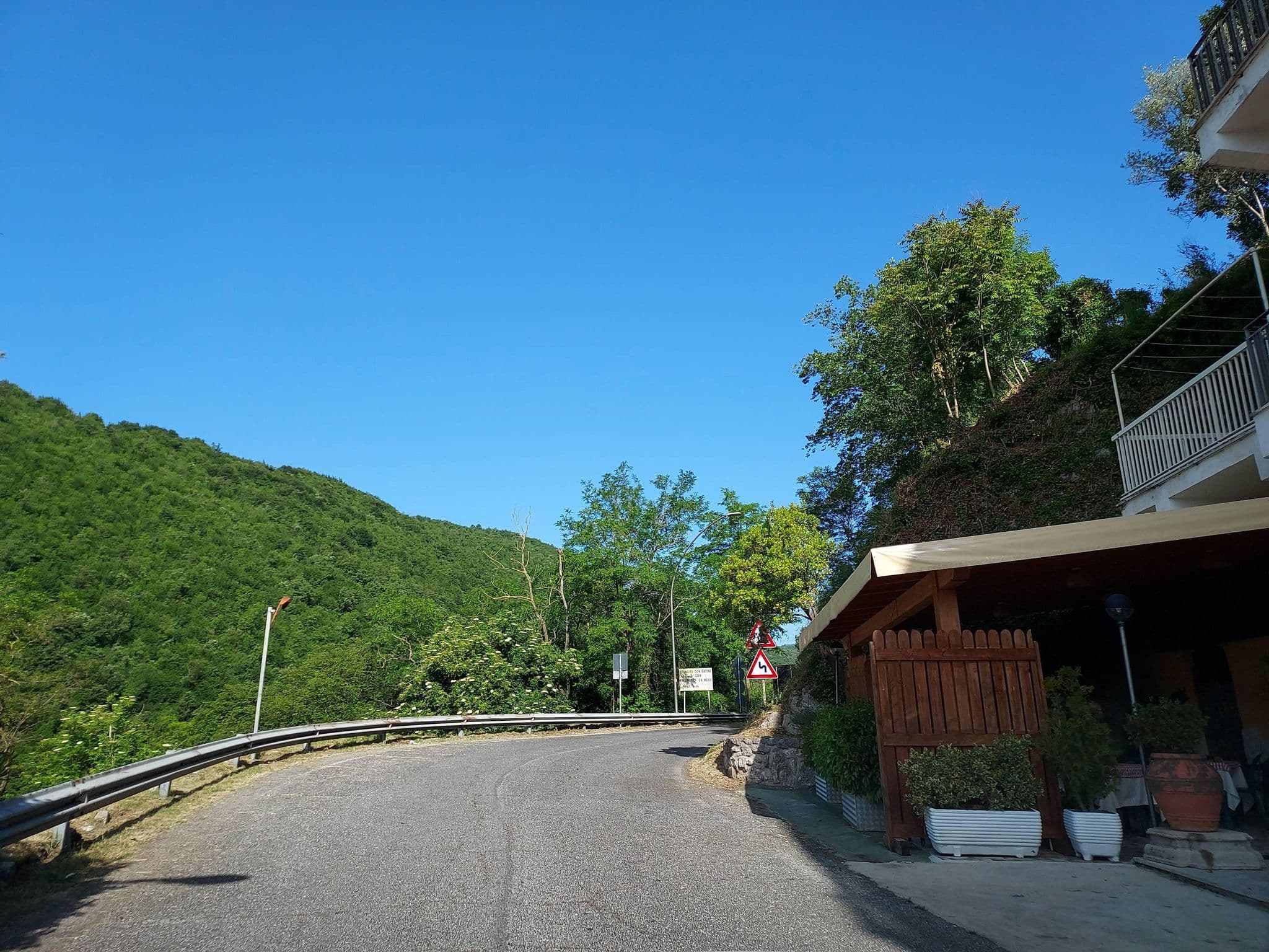 Street view near Albergo Ristorante Giuliana 3 stelle, Guarcino — © odiug (CC BY-SA · Mapillary)