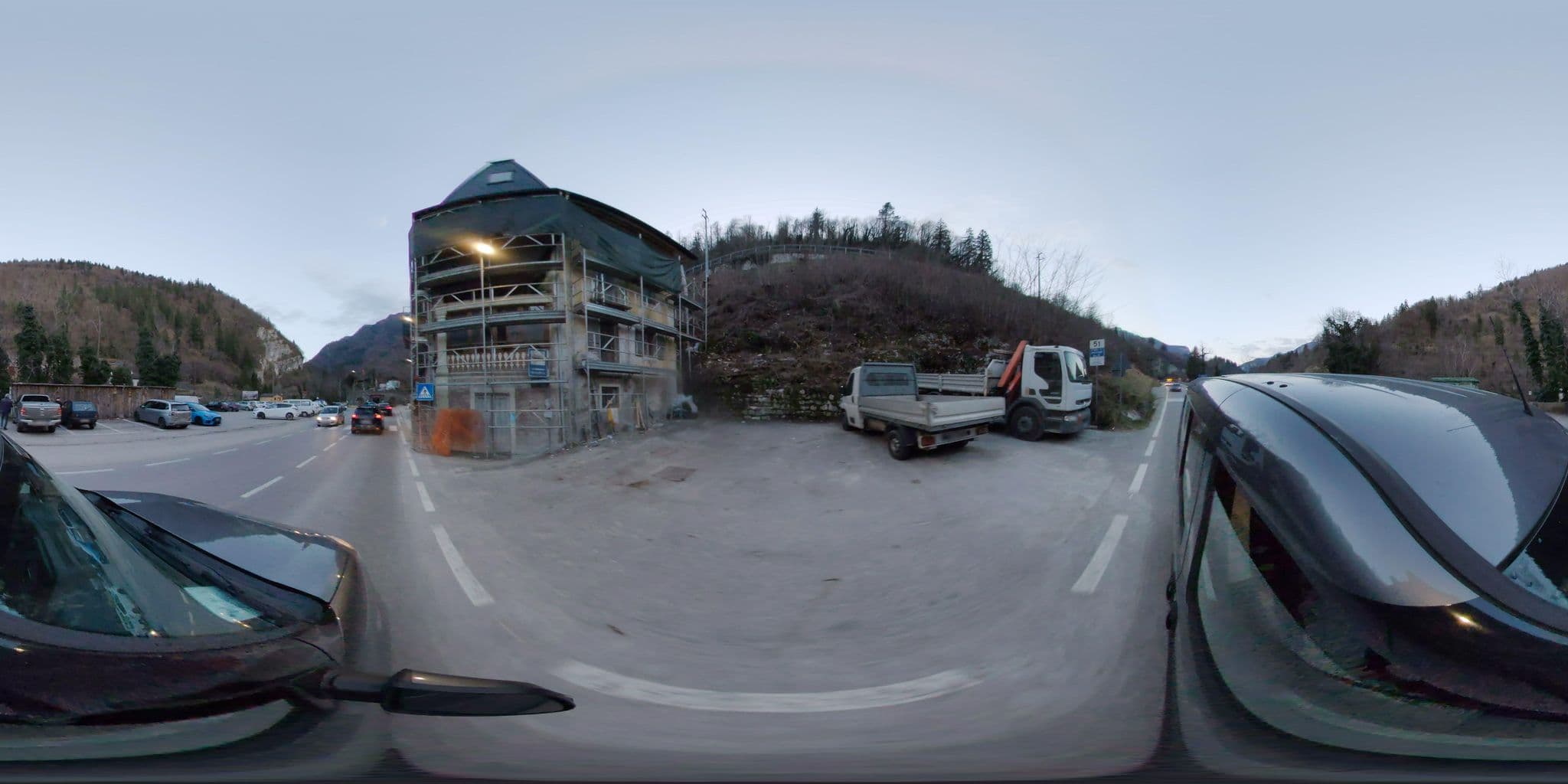Street view near Locanda Ponte Serra (camere in affitto), Lamon — © mapconcierge (CC BY-SA · Mapillary)