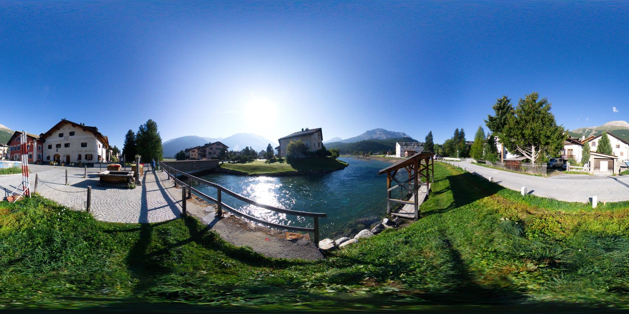 Street view near Chesa Rosatsch, Celerina — © AllWays360 (CC BY-SA · Mapillary)