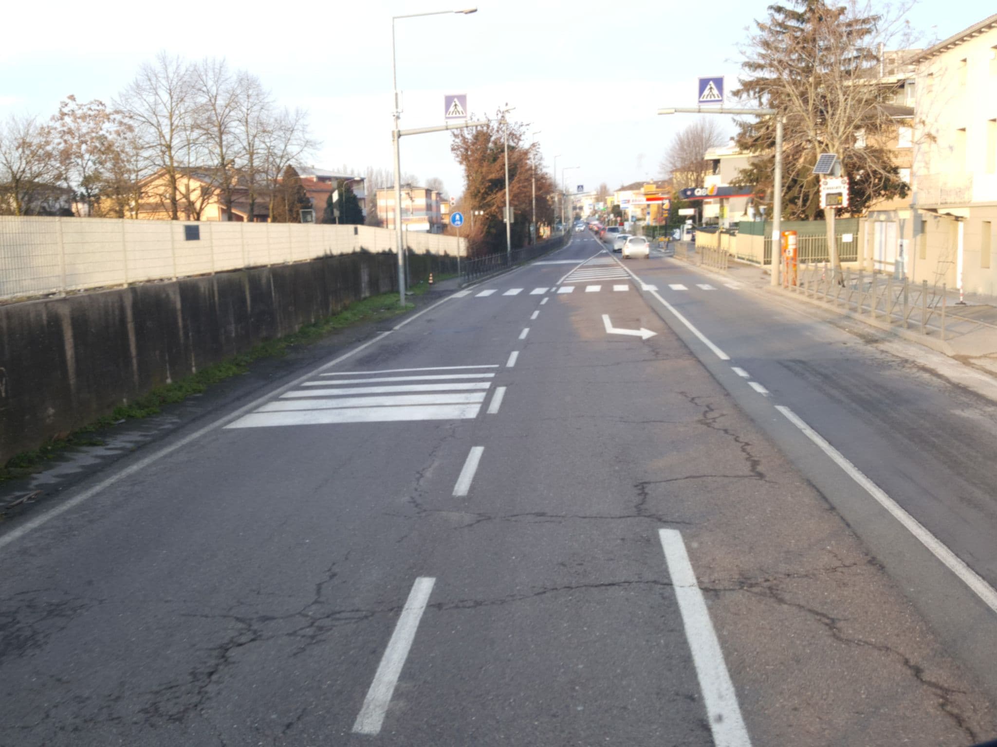 Street view near Hotel Trattoria Contini, Sorbolo — © klimakas (CC BY-SA · Mapillary)