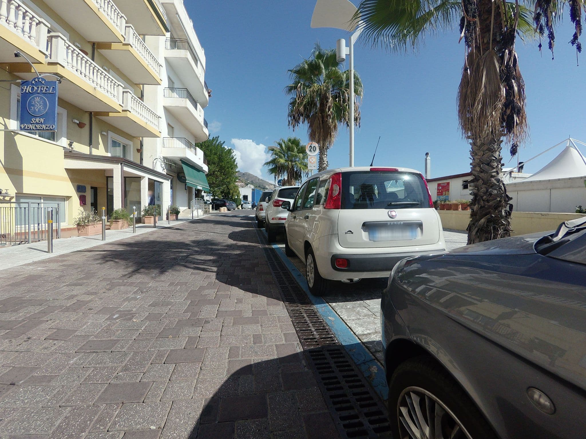 Street view near Orizzonte Hotel, Letojanni — © posiki (CC BY-SA · Mapillary)