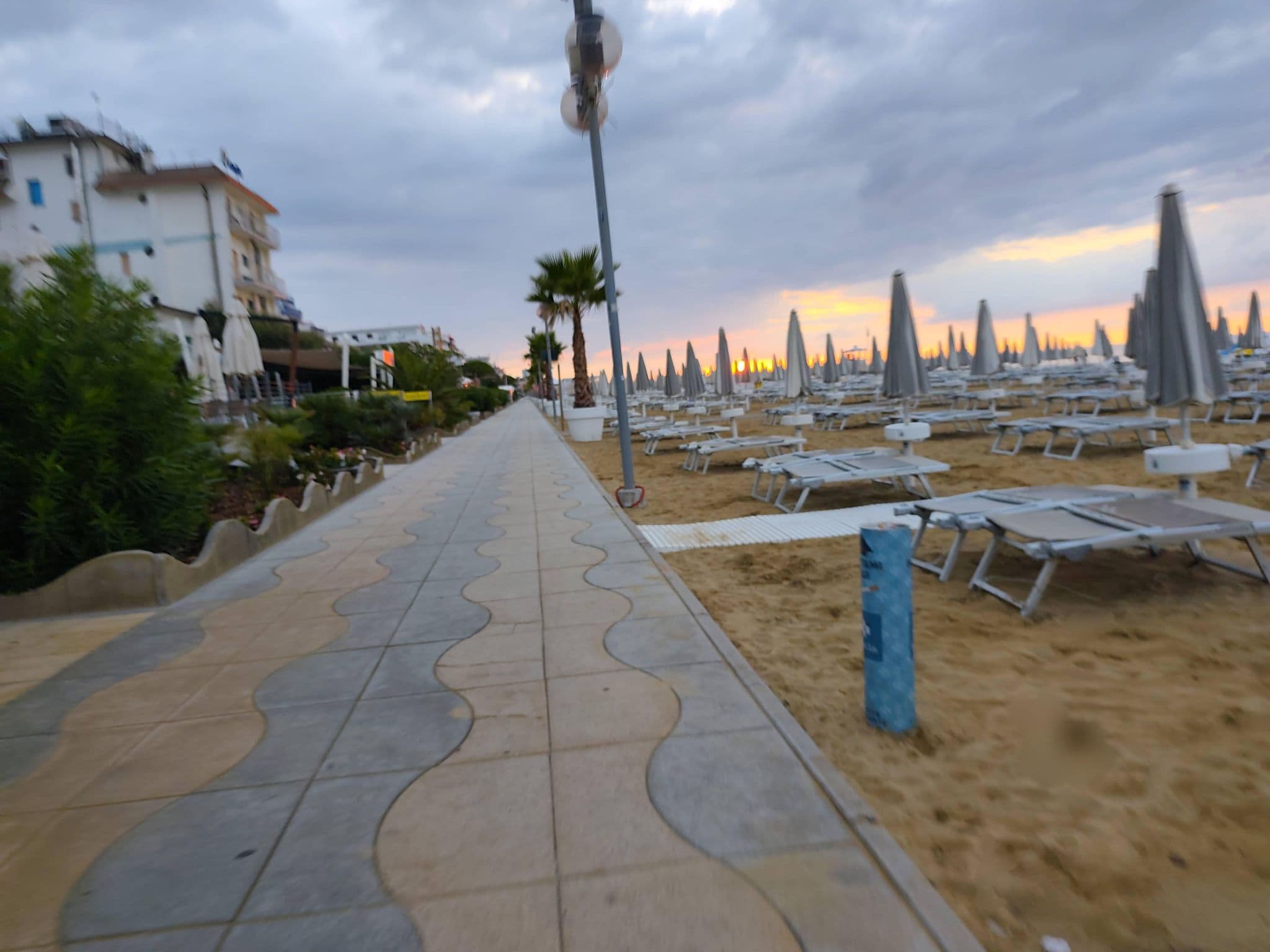 Street view near Hotel Columbia & Ninfea, Lido di Jesolo
