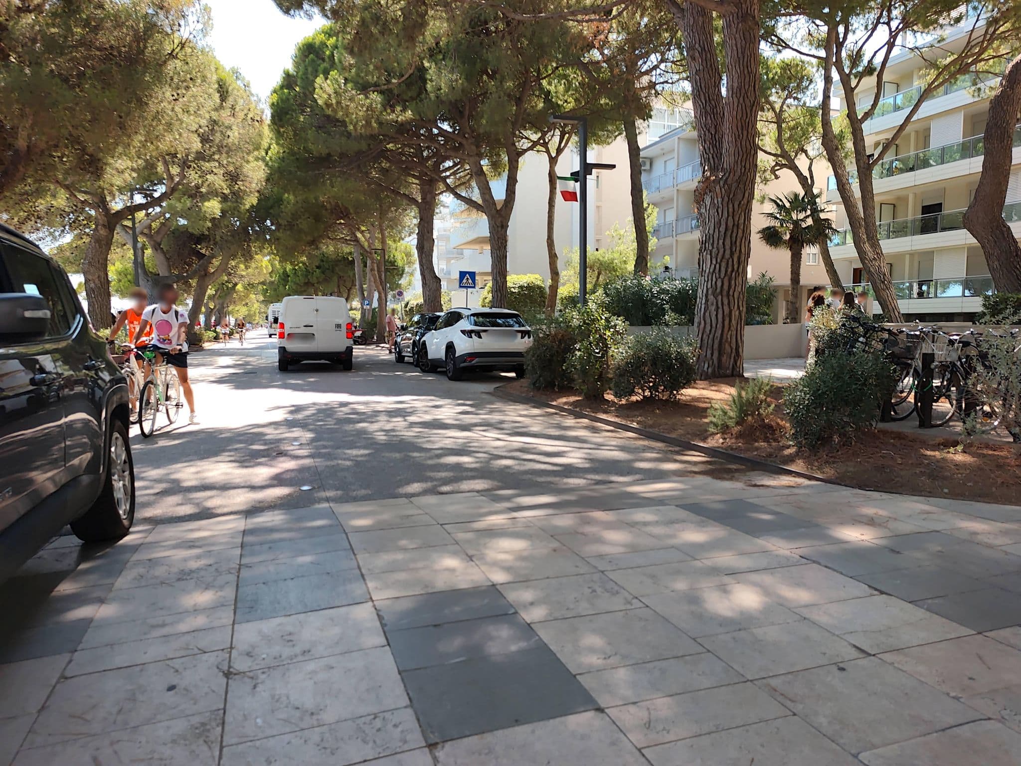 Street view near Hotel Europa - Lignano Sabbiadoro, Lignano Sabbiadoro