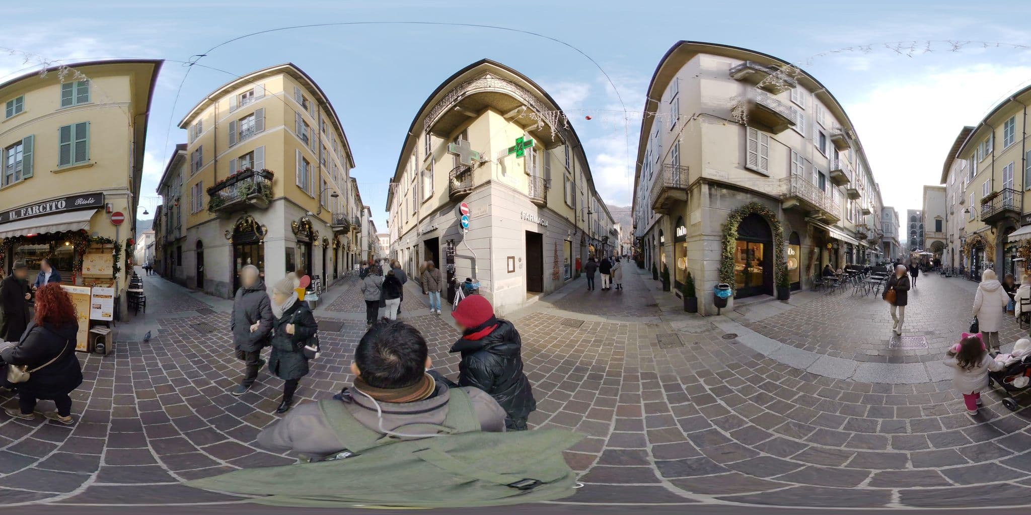 Street view near Bed and Breakfast Storico, Como — © mapconcierge (CC BY-SA · Mapillary)
