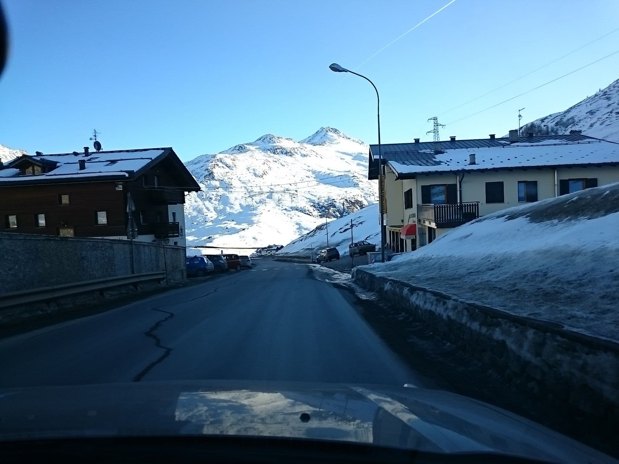 Street view near Hotel 2000, Livigno