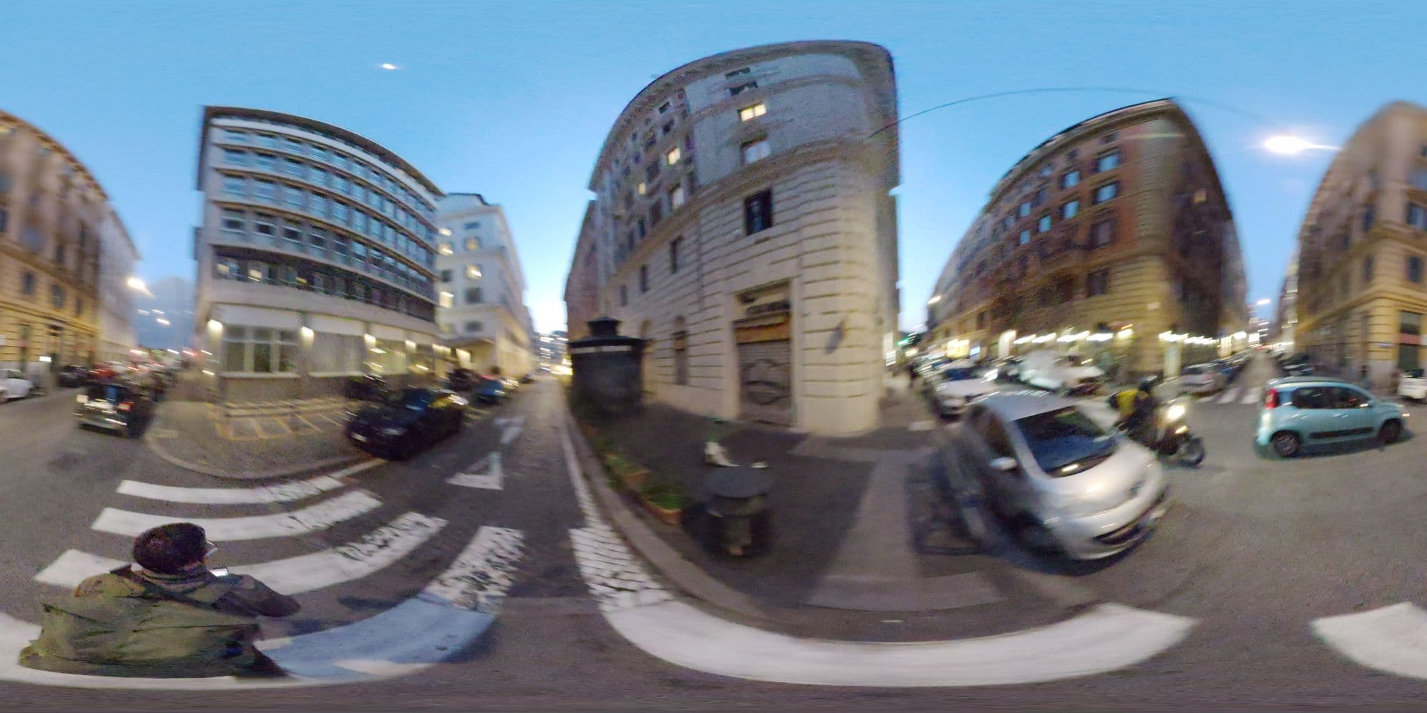 Street view near Hotel Flavia, Sallustiano — © mapconcierge (CC BY-SA · Mapillary)